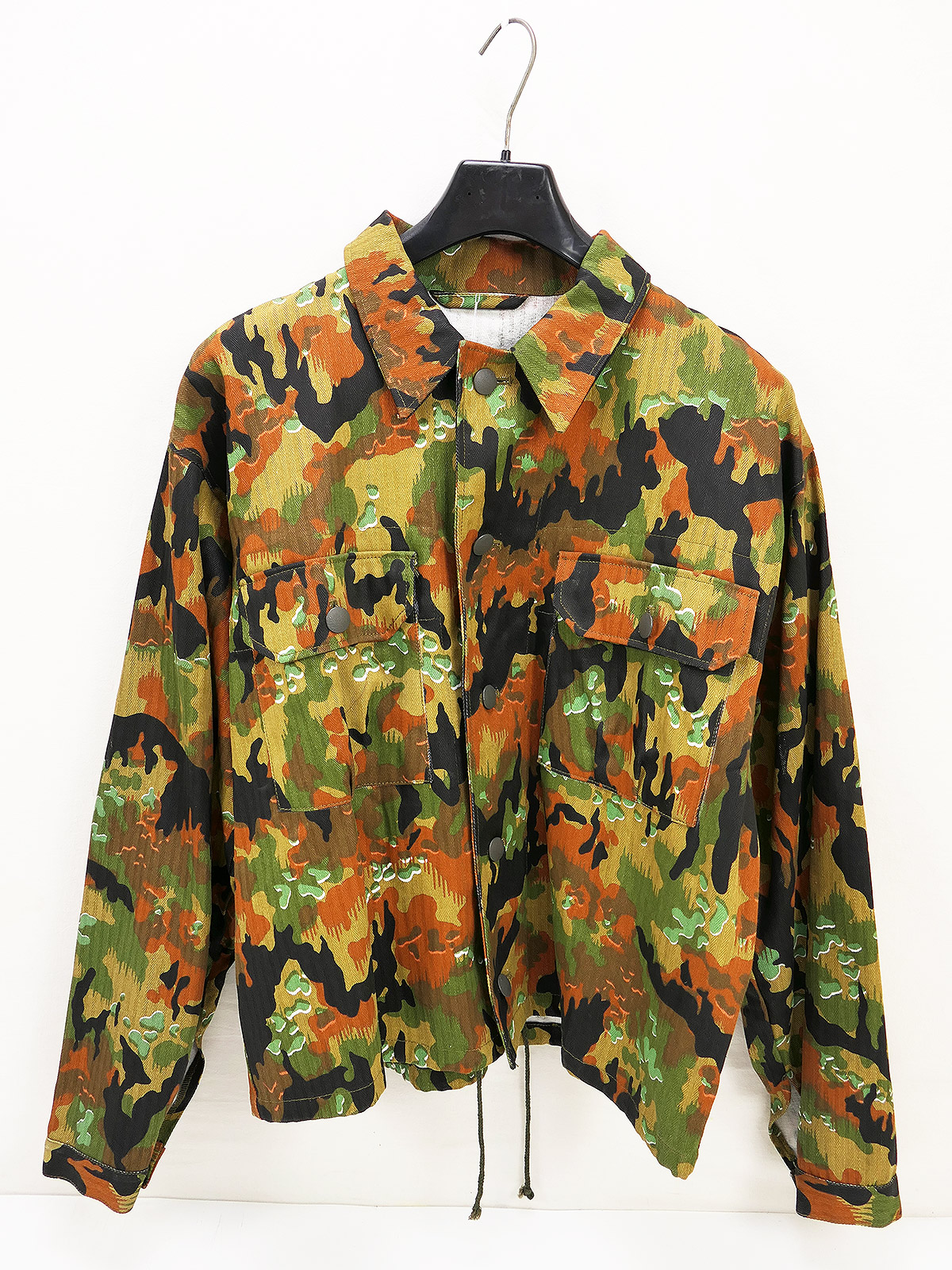 Original film prop from "Fury": Waffen-SS M45 camouflage field jacket, Leibermuster pattern, Leibertarn