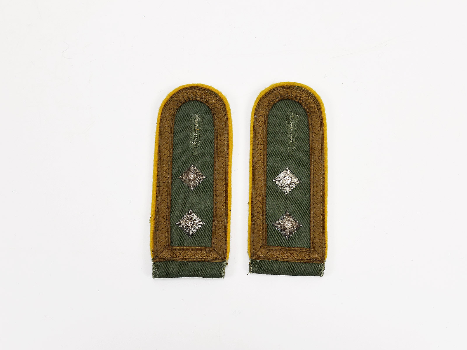Single pair - Vintage Tropen Afrikakorps Aufklärer OFw shoulder boards epaulettes field blouse DAK