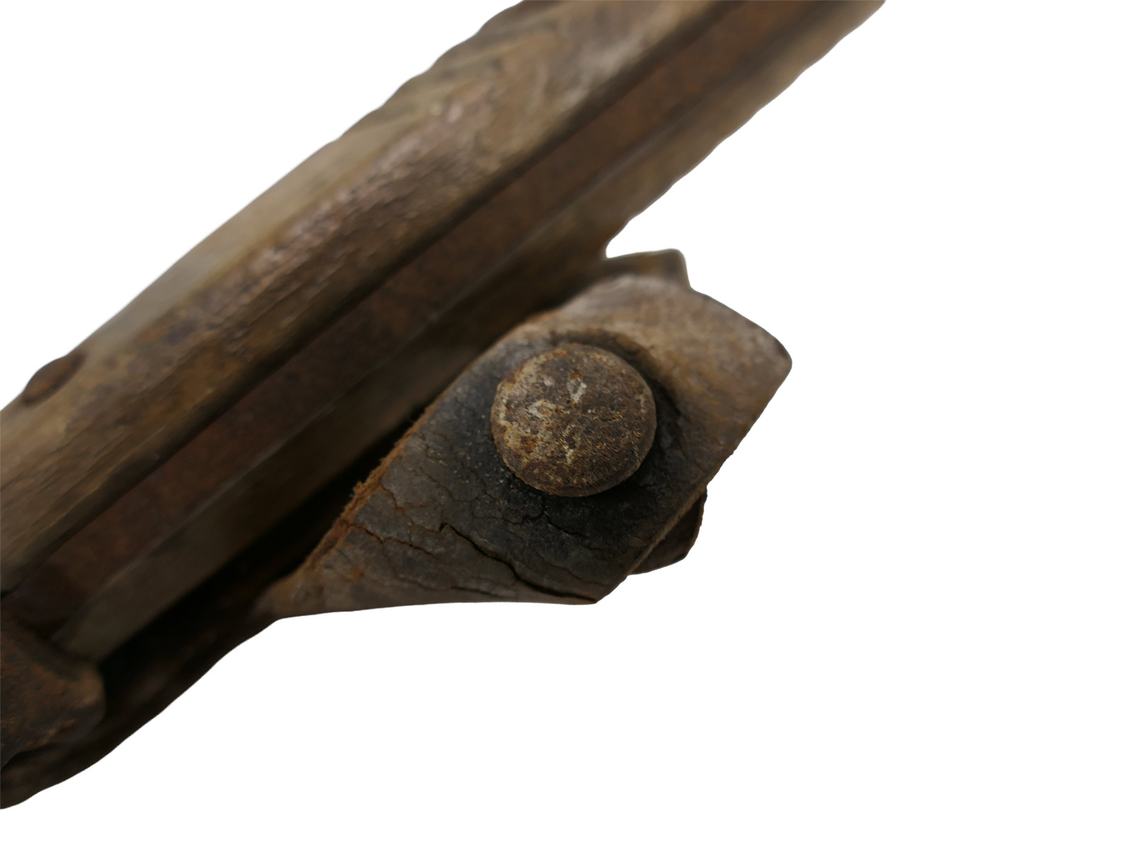 WK1 trench dagger with ERN mark, Rhineland razor factory, COLLECTION BATTLE WORN