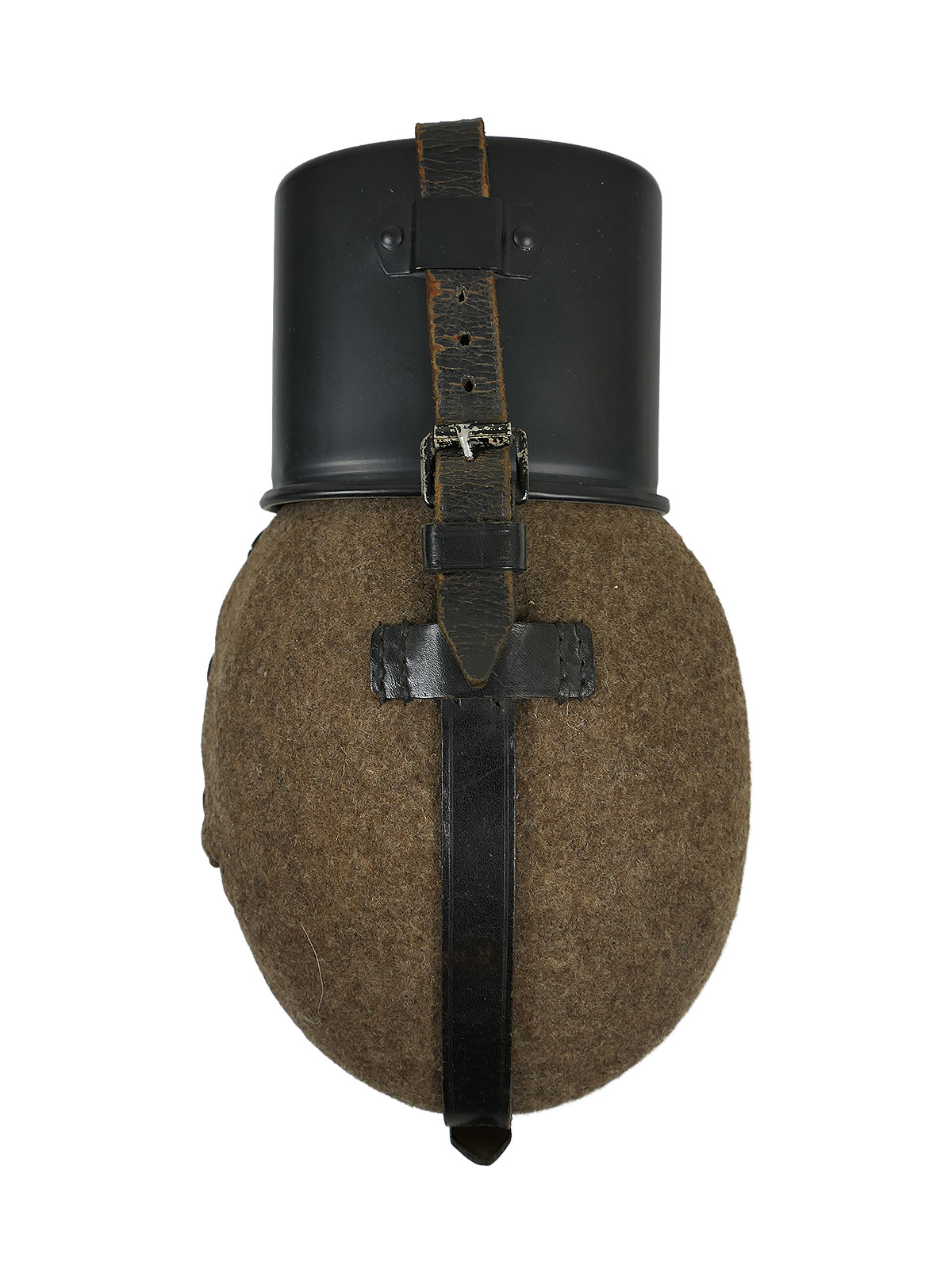 Wehrmacht SKN39 canteen with aluminium cup – COLLECTION BATTLE WORN