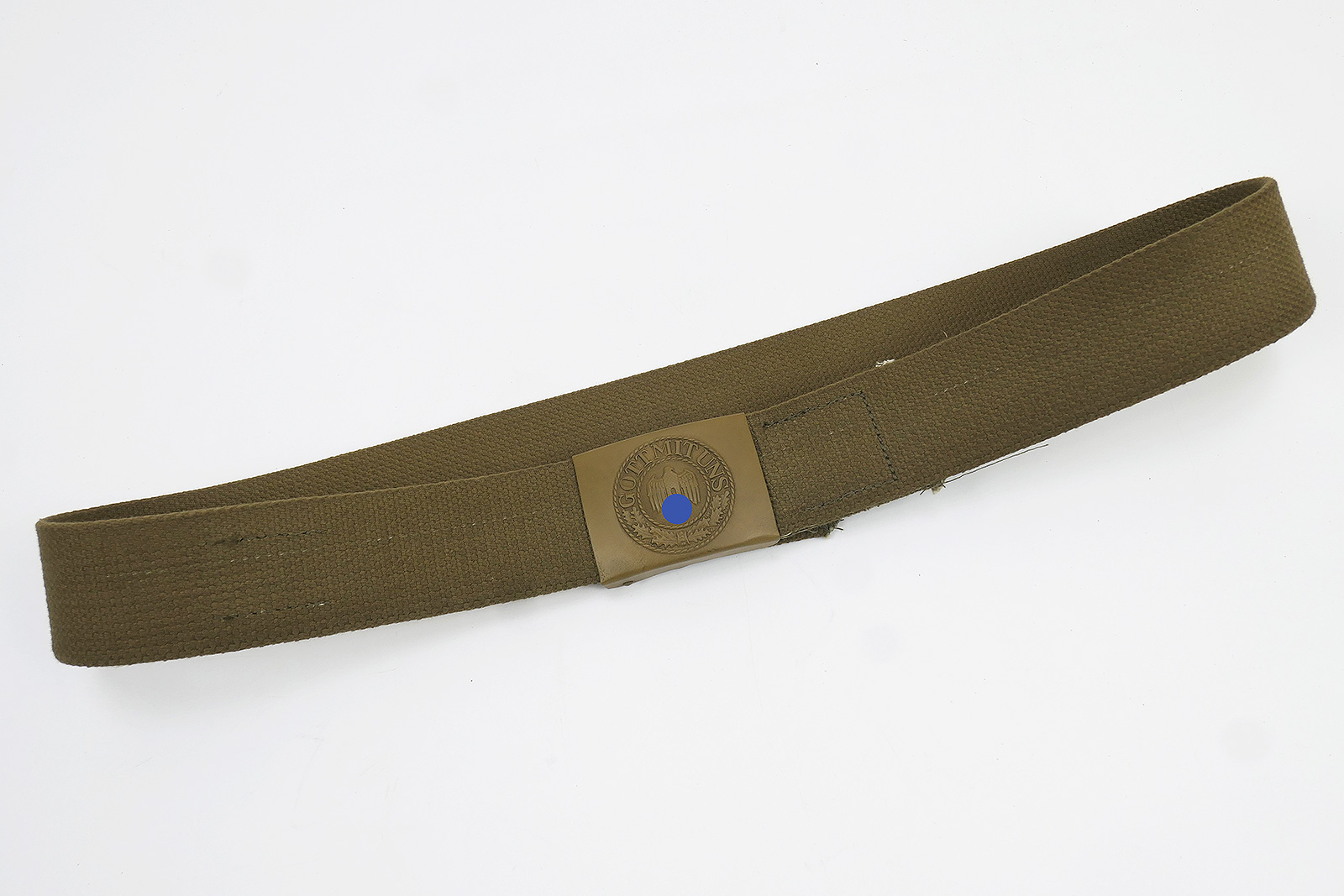Wehrmacht army belt DAK 100cm with belt lock steel J.F.S. Afrika Korps