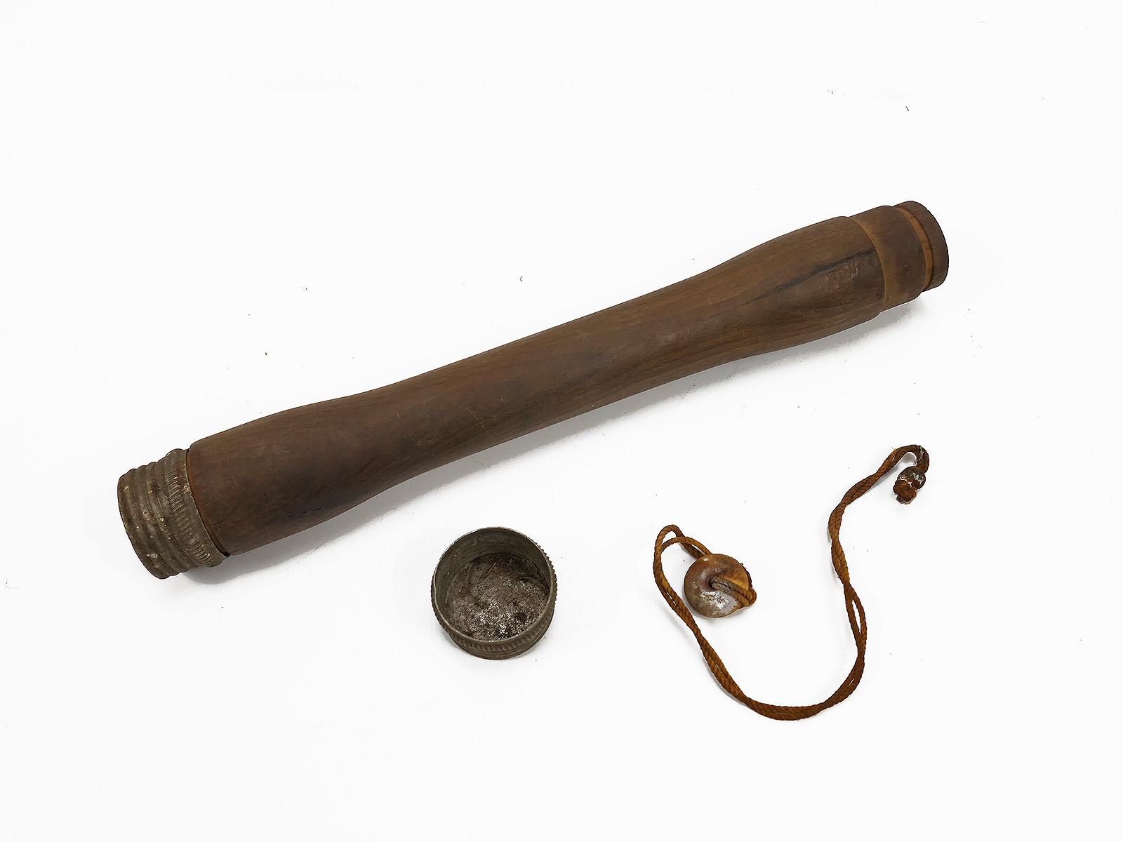 #1 Wehrmacht spare parts deco M24 stick grenade stick cap trigger cord trigger bead restoration