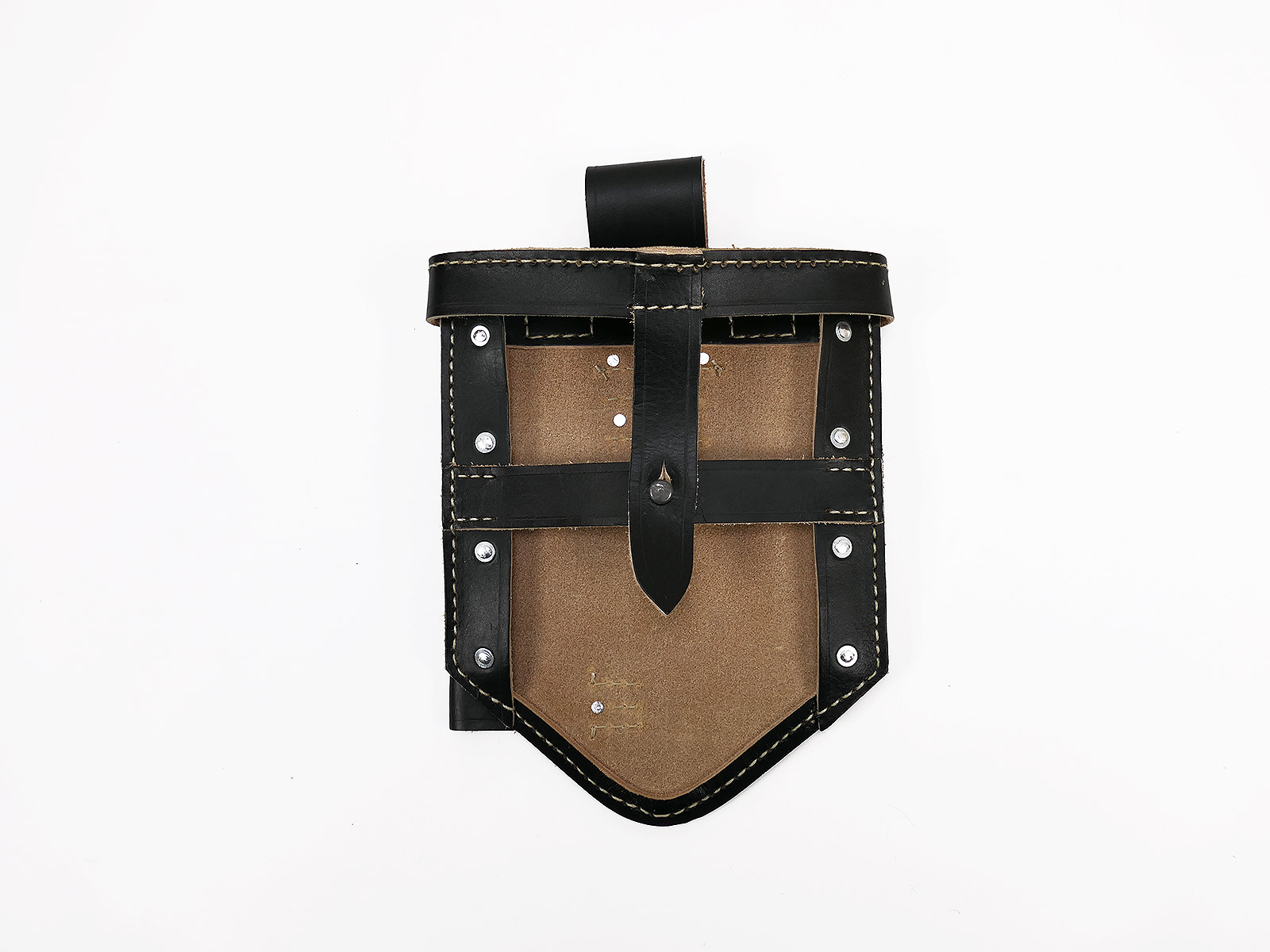 WW2 Wehrmacht folding spade bag 1st model spade bag folding spade black