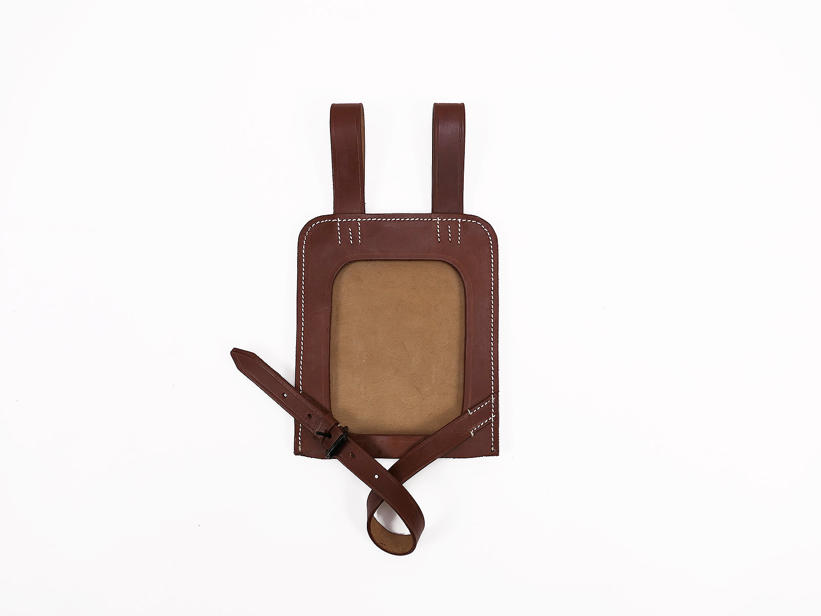 WW2 Luftwaffe spade bag field spade leather spade bag brown/nature