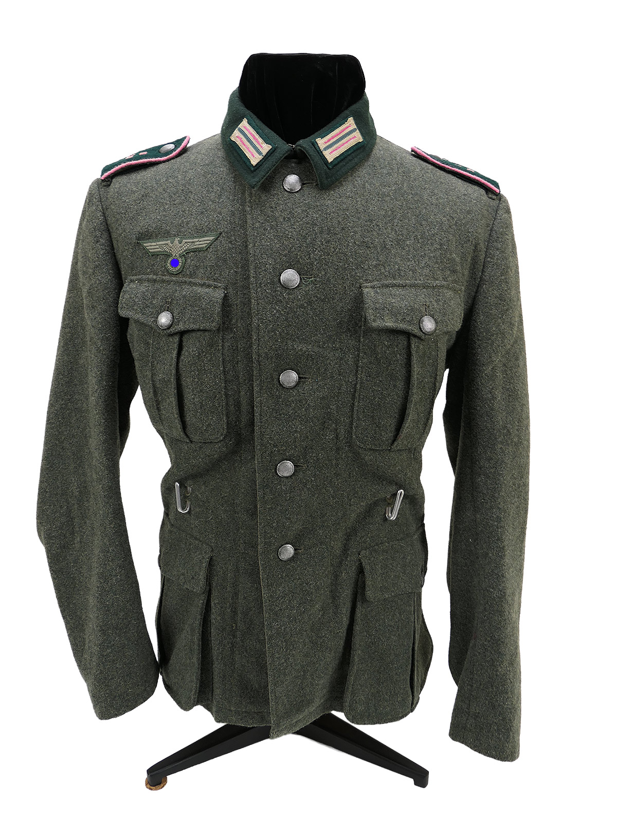 Wehrmacht M36 Field Jacket, Tank Destroyer 228 Uniform, Size L, BATTLE WORN COLLECTION