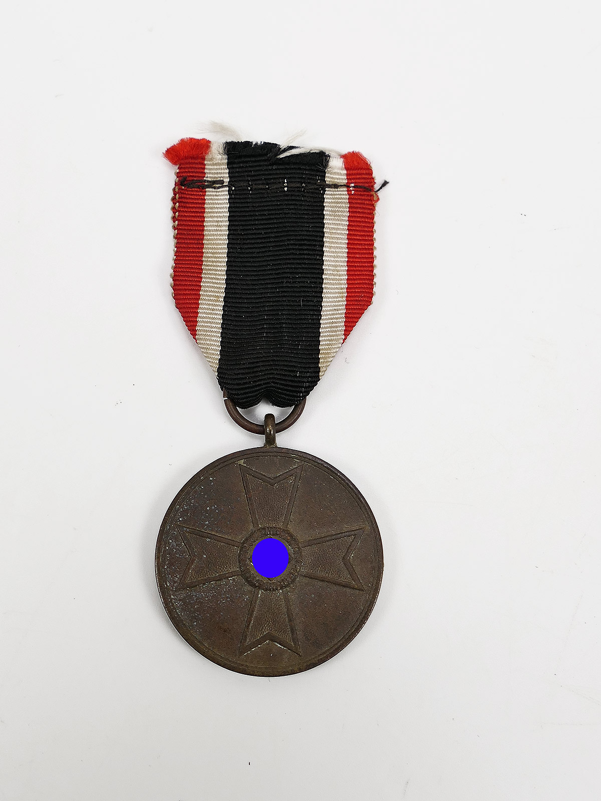 Original war service medal "For war service 1939" on ribbon