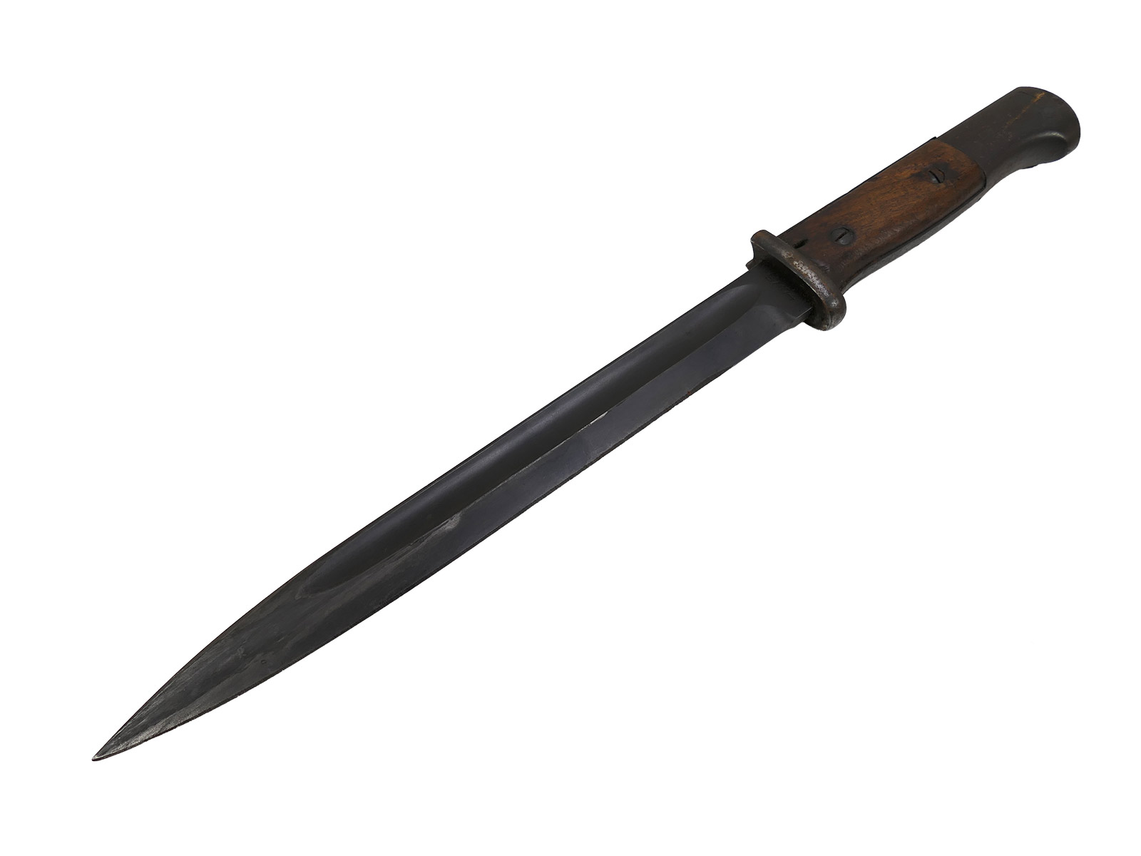 Wehrmacht M84/98 S/174 bayonet, 1937 K98 carbine / sidearm with scabbard, BATTLE-WORN