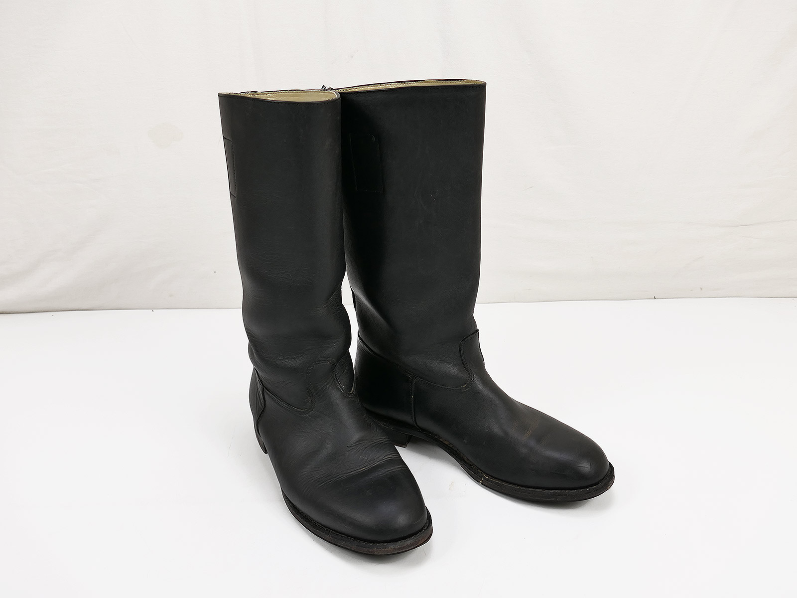 Type Wehrmacht leather boots Knobelbecher Schaftstiefel Wachbataillon with horseshoe 290/112