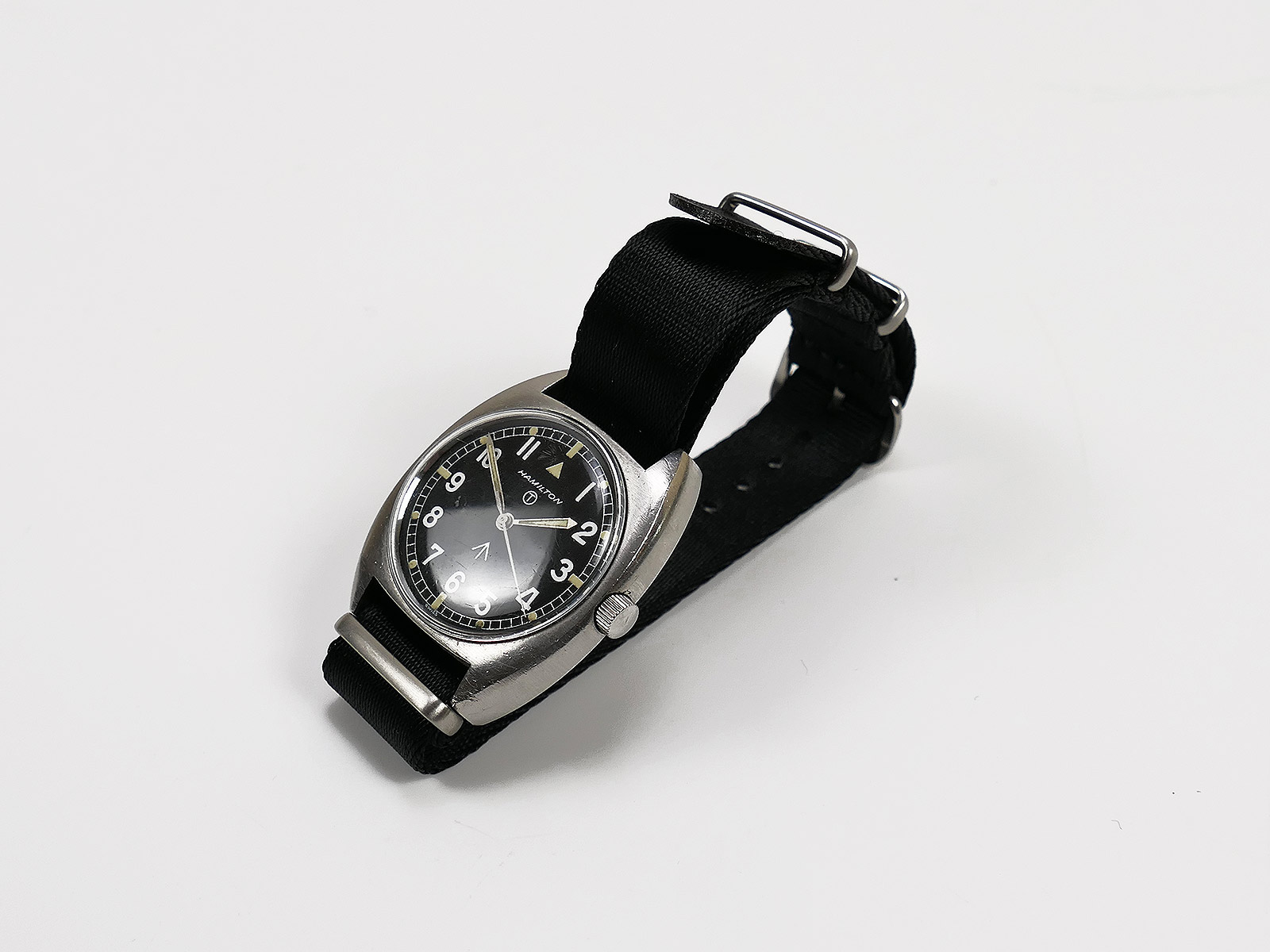 #3# Vintage Wrist Watch GB British Army Issue DIRTY DOZEN Hamilton W10 Military Watch 1975 Wristwatch Watch military watch