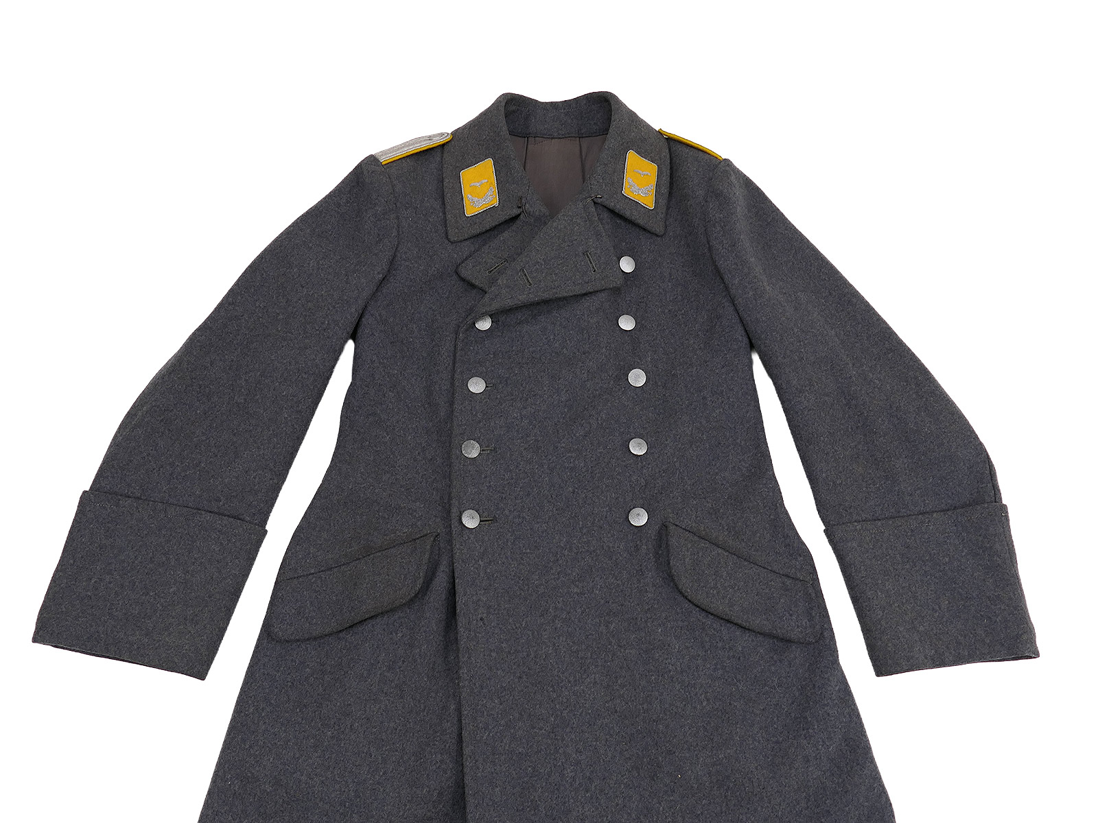 Original WW2 Luftwaffe M40 winter greatcoat, Lieutenant, LBA 41, stamped ‘TOP COLLECTION’