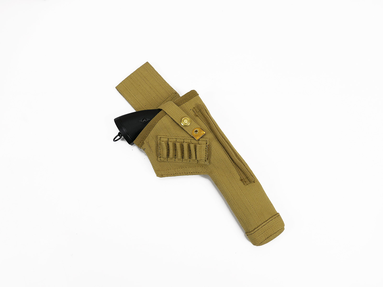 British Army WW2 P37 Canvas Webbing TANKER Holster for .38 Webley Revolver MKIV 
