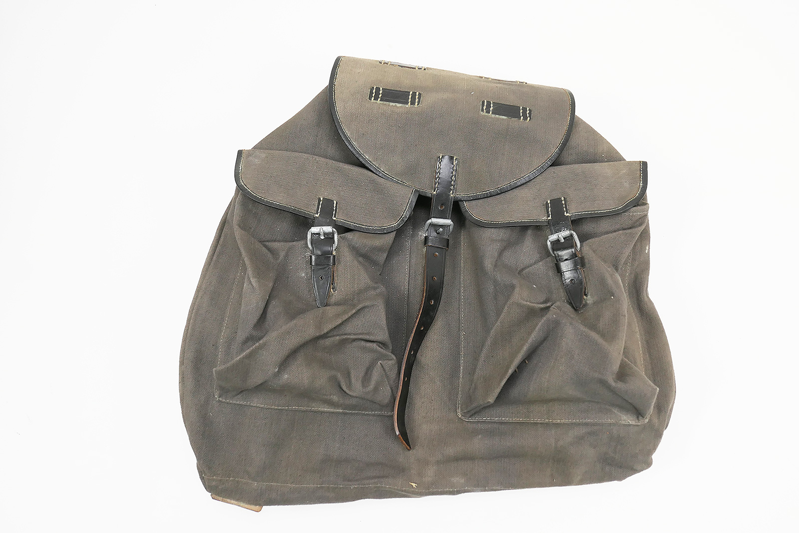 #E Vintage backpack blue-grey type like Luftwaffe WW2