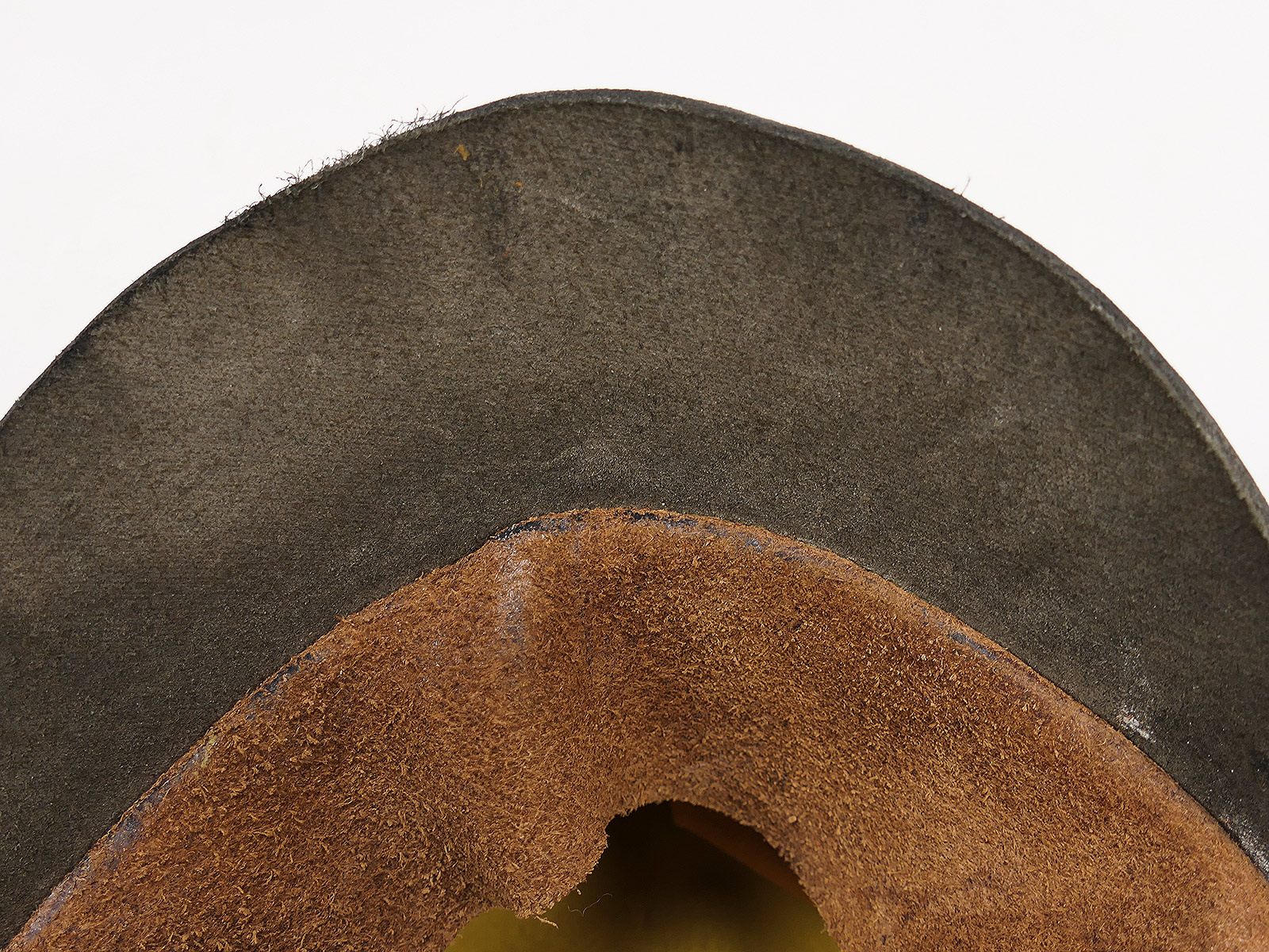Waffen SS peaked cap, tank, anti-tank gun, Crusher Cap, old style, size 58, knapsack, flat cap – COLLECTION, BATTLE-WORN