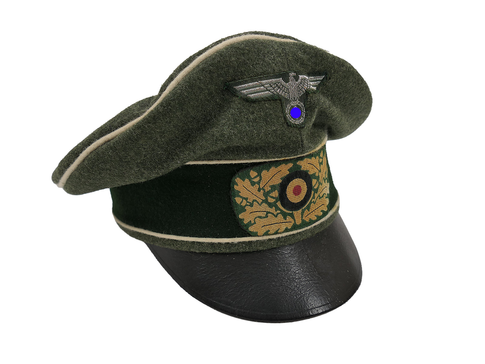Wehrmacht Infantry Officer’s Crusher Cap with cap eagle / cockade COLLECTION