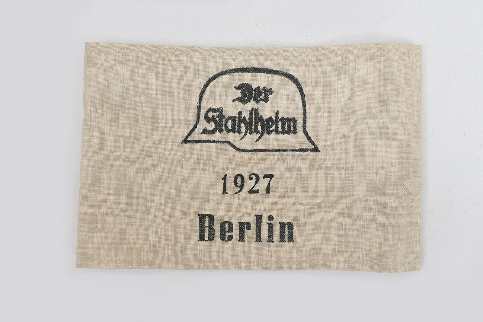 WK1 Armband The Steel Helmet 1927 Berlin