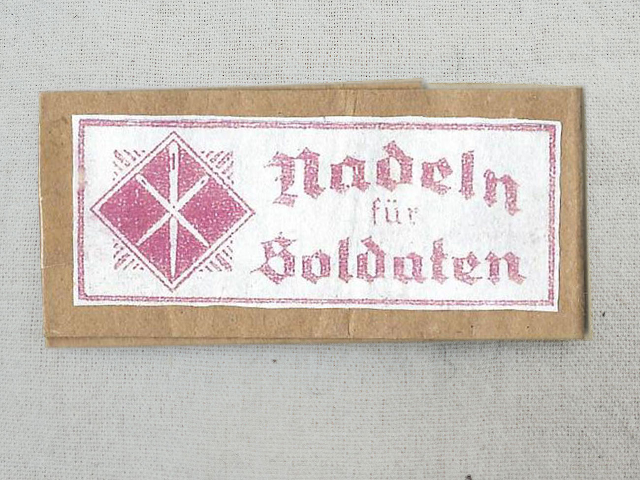 Package paper bag for sewing needles