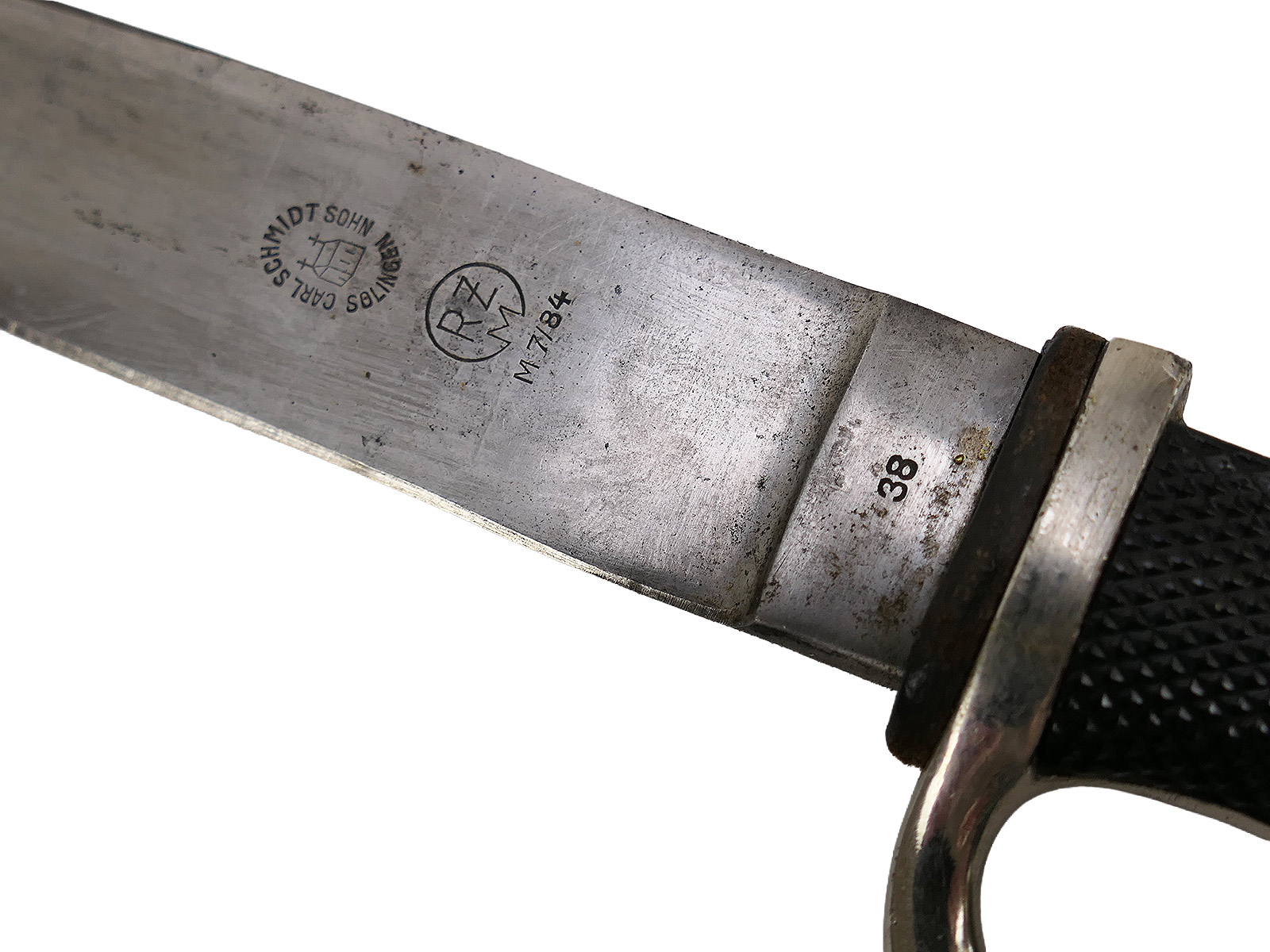 Original HJ hiking knife, co-manufactured by RZM M7/84 and Carl Schmidt Solingen, 1938 COLLECTION