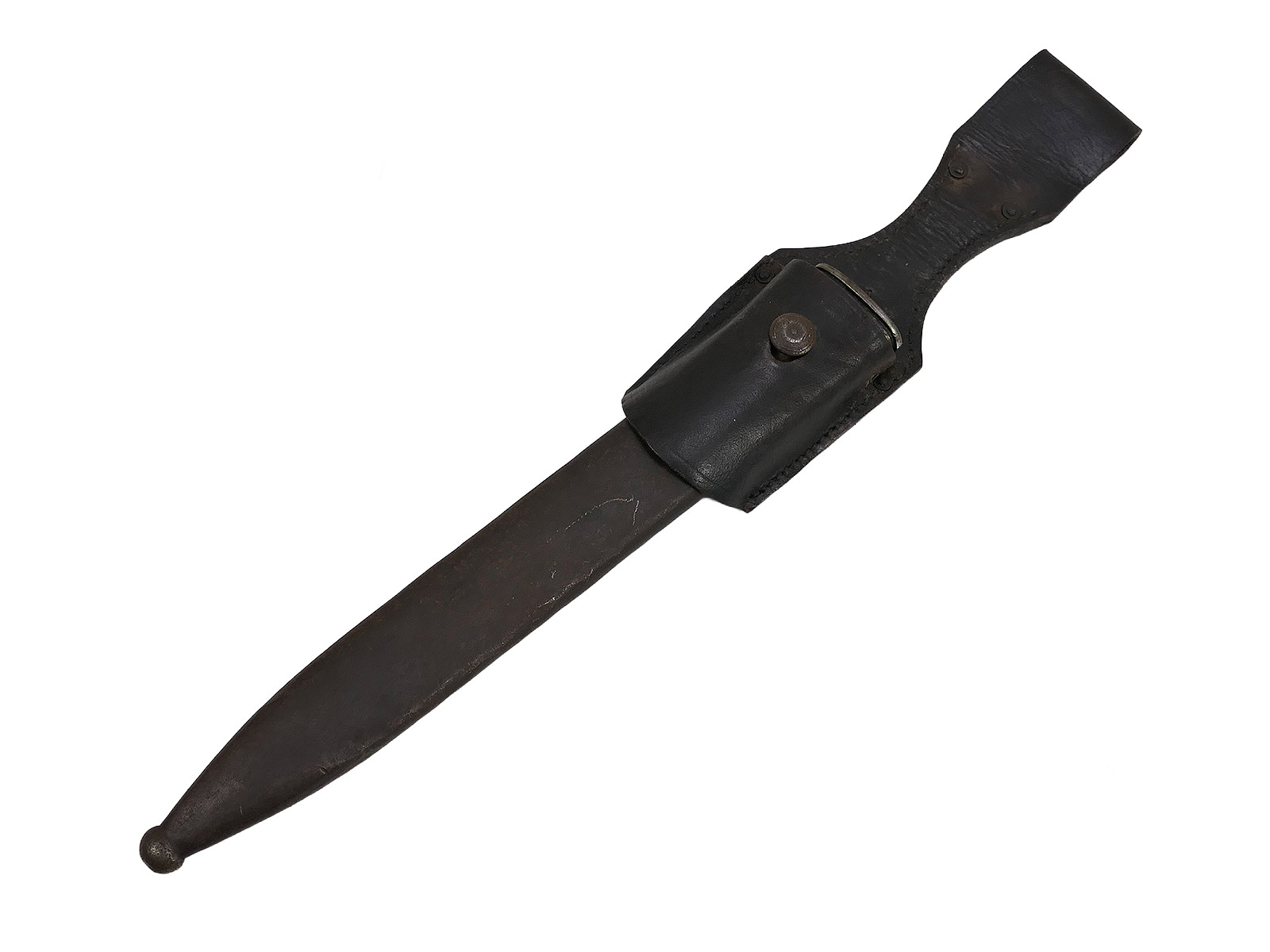 WK1 M98/05 bayonet, Mauser A.G. Oberndorf 1916, with acceptance mark and belt lug