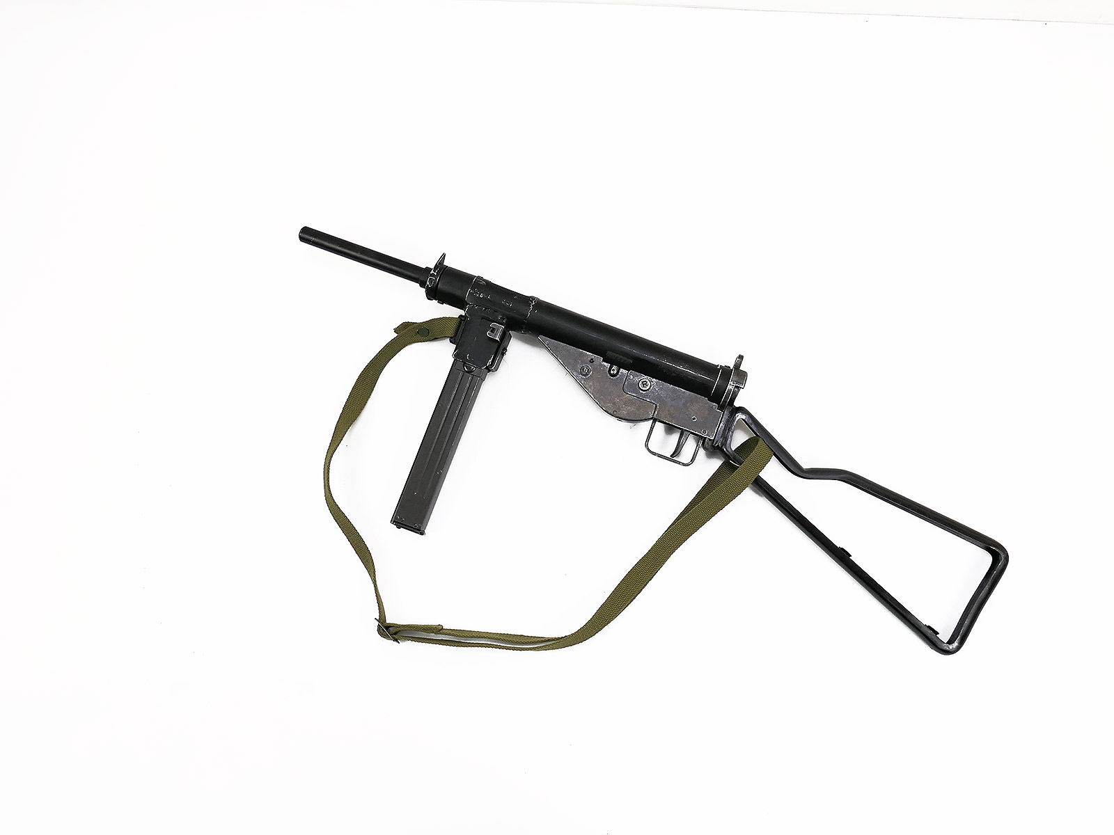 Wehrmacht deco submachine gun model device Neumünster MP 3008 Volkssturm Denix " Sten 