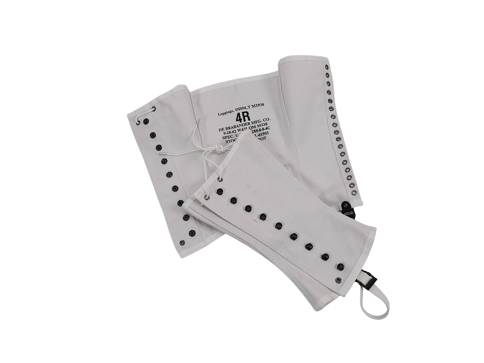 Gaiters M1938 US MP Military Police Leggings white with selection 3R / 4R