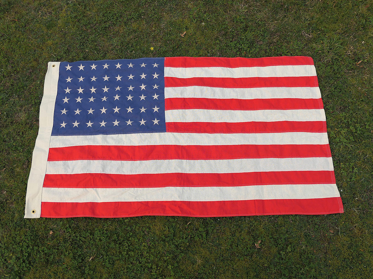 US ARMY WW2 Vintage Camp Jeep Flag 48 Stars Stars & Stripes Flag cotton 155x93cm