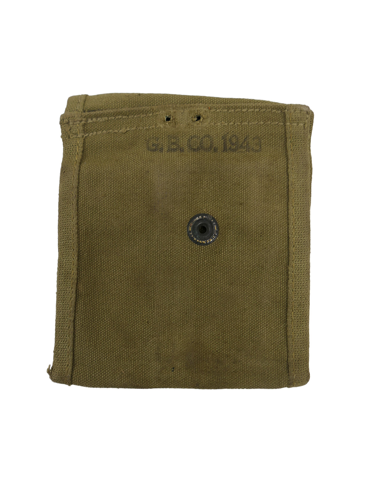 #2 Original US Army WW2 M1 Carbine magazine pouch, 1943, double magazine pouch, BATTLE WORN