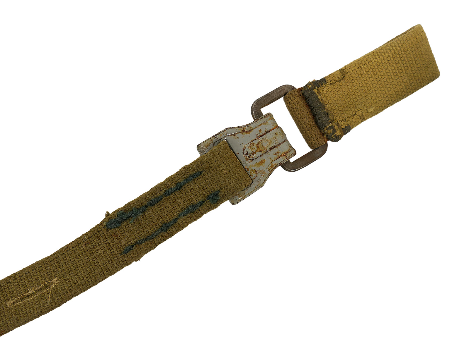 Wehrmacht DAK Afrika Korps Tropical Web Y-strap Southern Front Late War Belt Carrying Frame