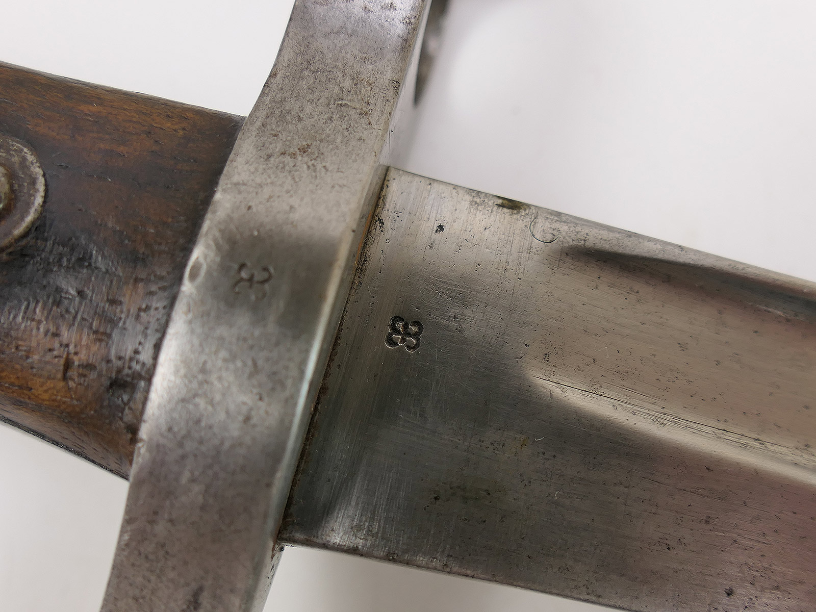 WK1 Austrian M1886 side-mounted bayonet for the Portuguese Kropatschek rifle