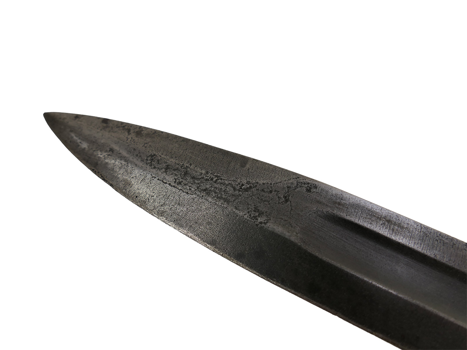 US Army WW2 M1 bayonet in scabbard for the M1 Garand carbine / Collection: BATTLE WORN