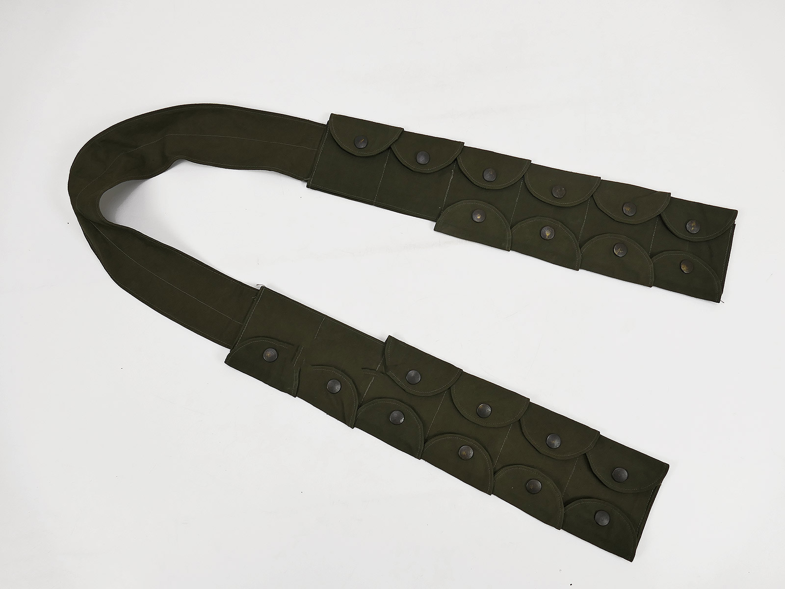 Wehrmacht Luftwaffe paratrooper K98 bandolier olive green Wehrmacht Luftwaffe paratrooper K98 bandolier olive green