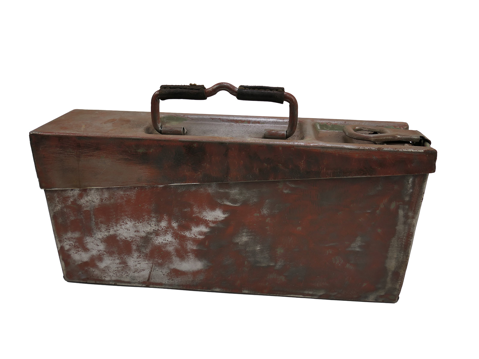 #2/ Wehrmacht MG 34/42-type ammunition box 41, belt box – BATTLE WORN