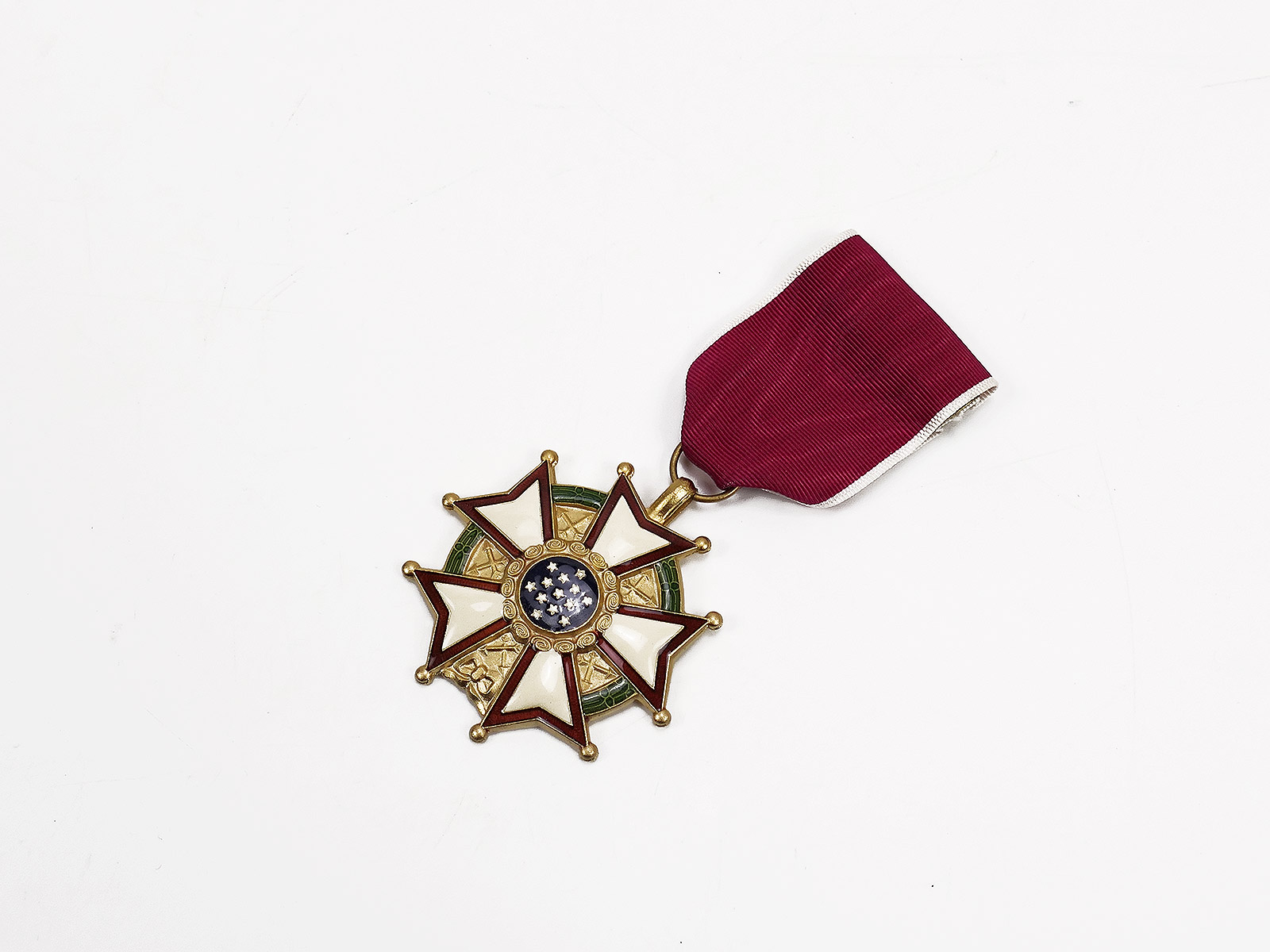 US Army decoration LEGION OF MERIT on ribbon Original Award 