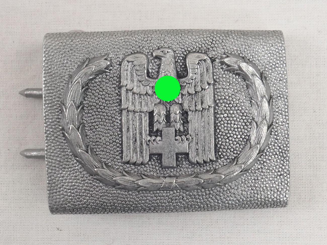 German Red Cross Belt Lock Box Wehrmacht Aluminium