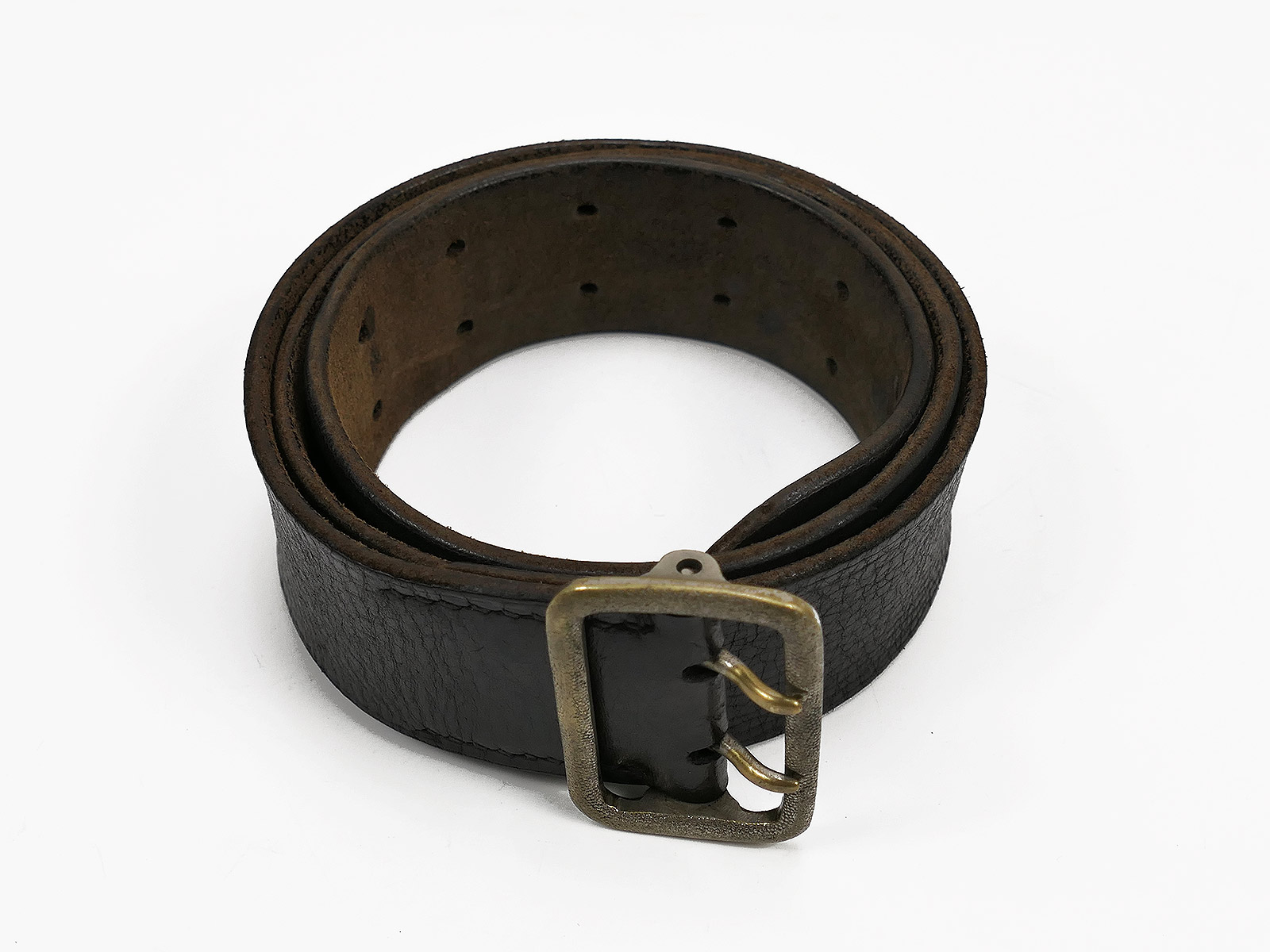 Original RZM double spike belt belt brown 44mm belt leather belt party SA