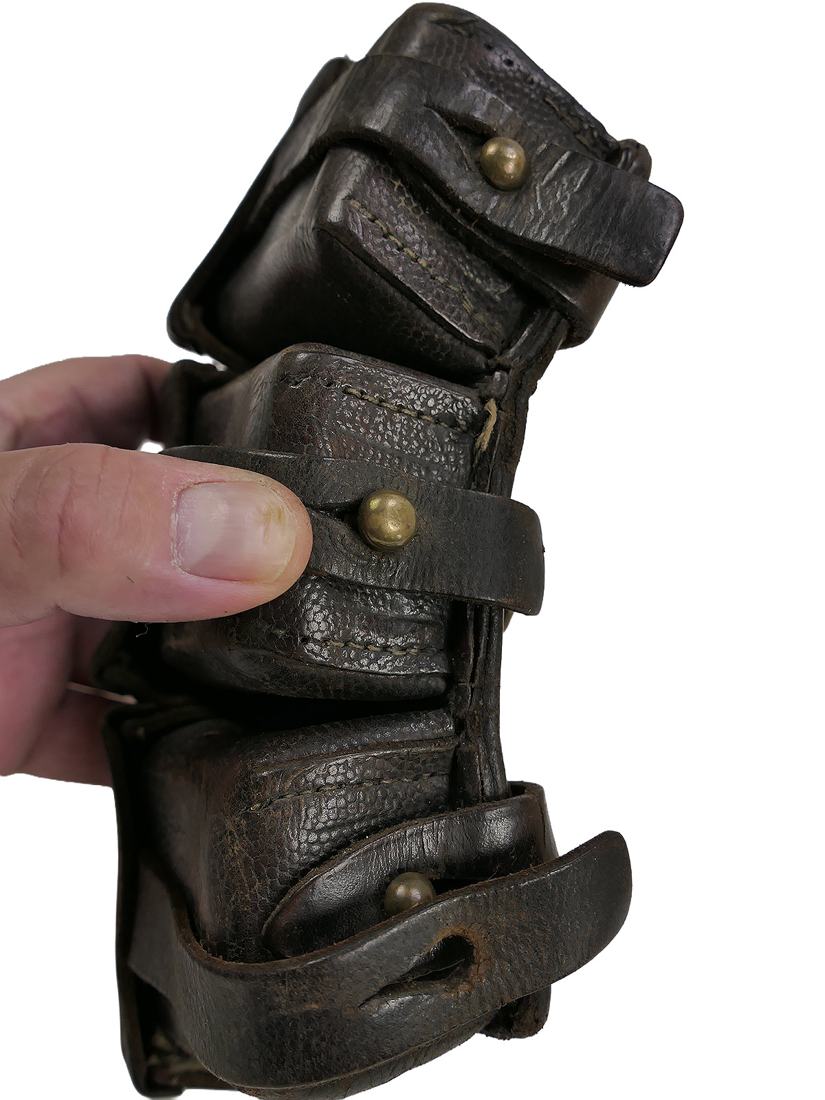 One-off item – Original WK1 cartridge pouch, Erfurt 1915, with internal compartments