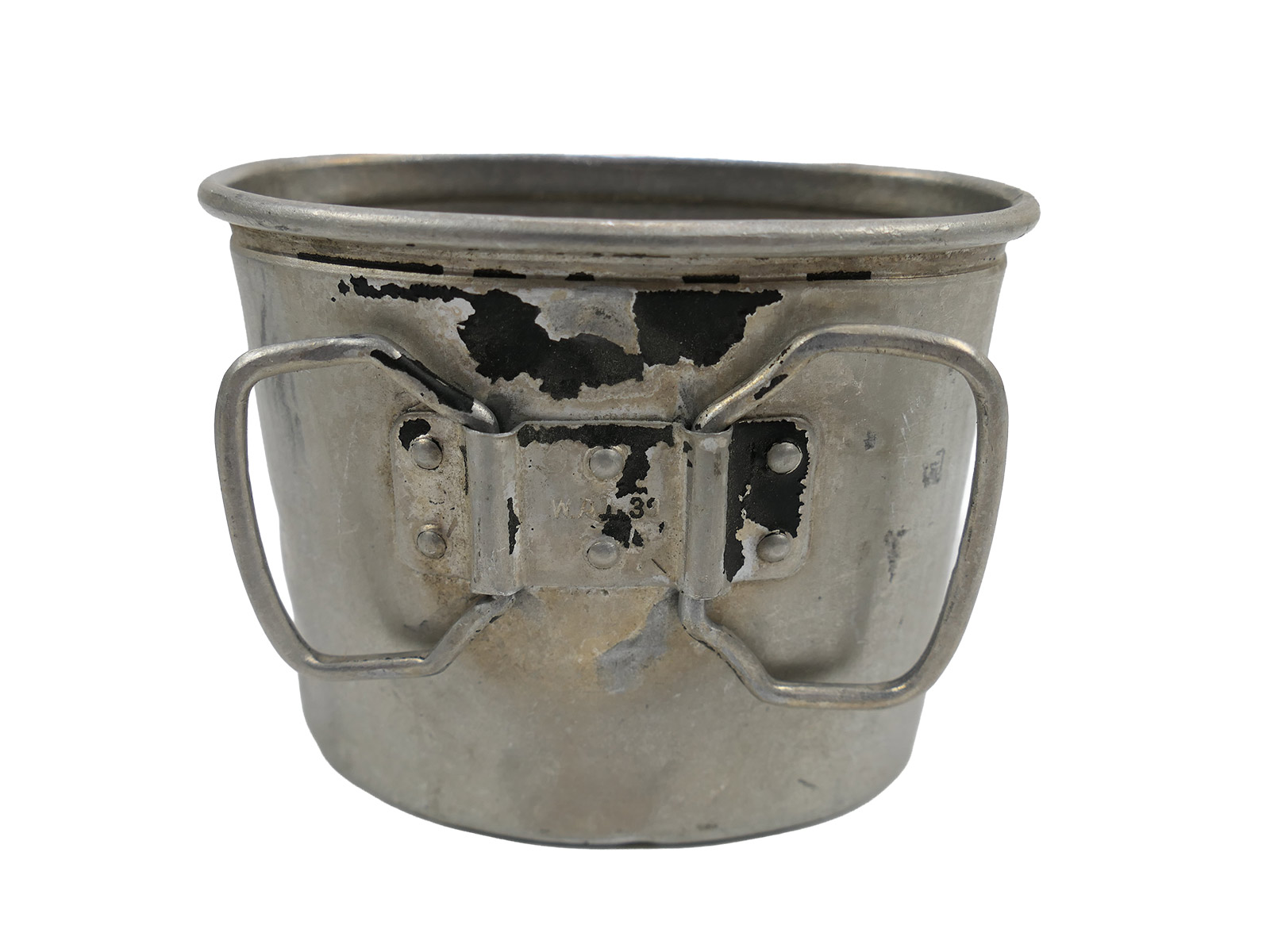 Wehrmacht ESB40 canteen with original aluminium cup WAL39  COLLECTION BATTLE WORN