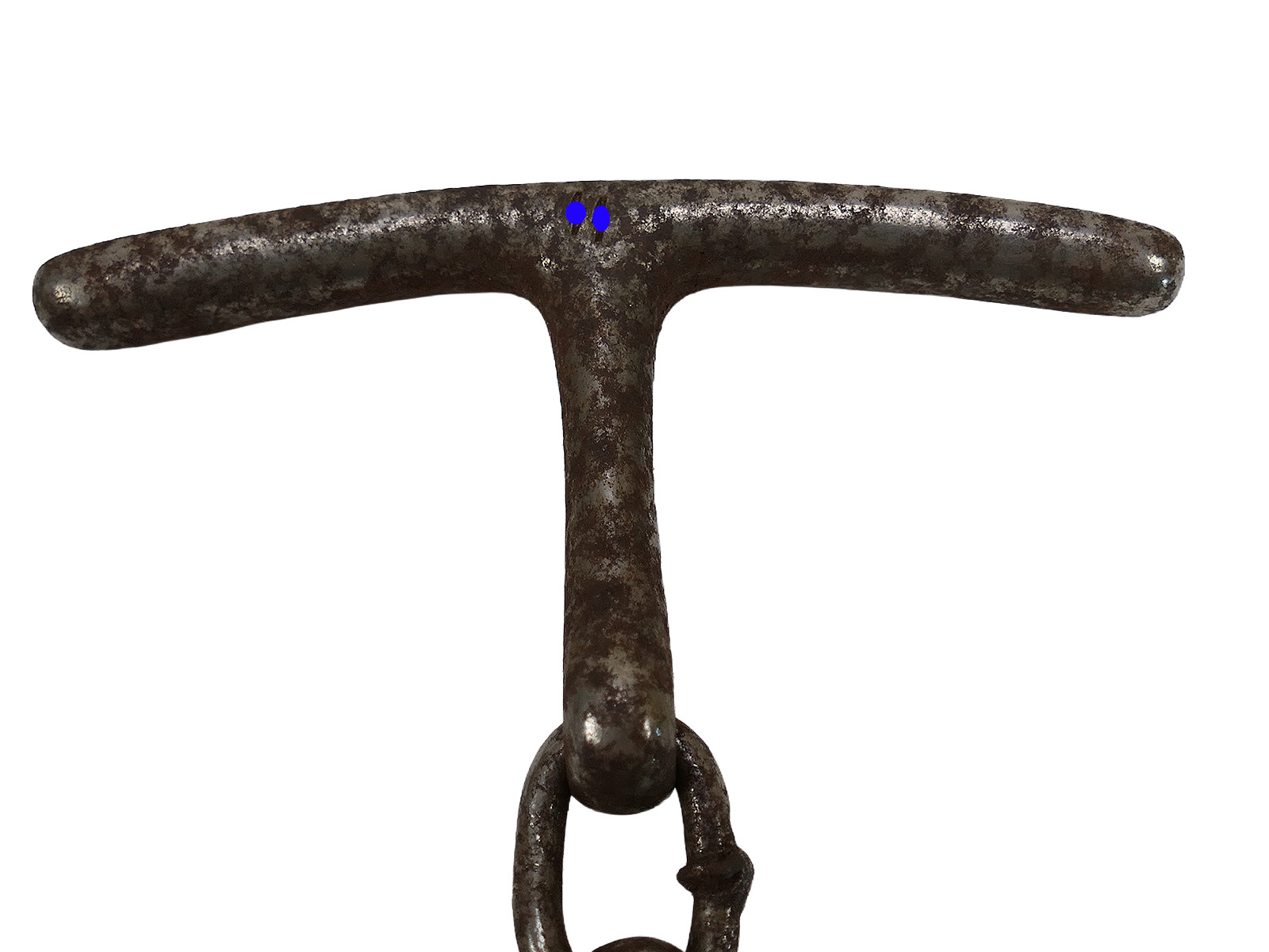 #E SS Hand Gag Gag Chain Restraint, Display or Gag Chain ANTIQUE