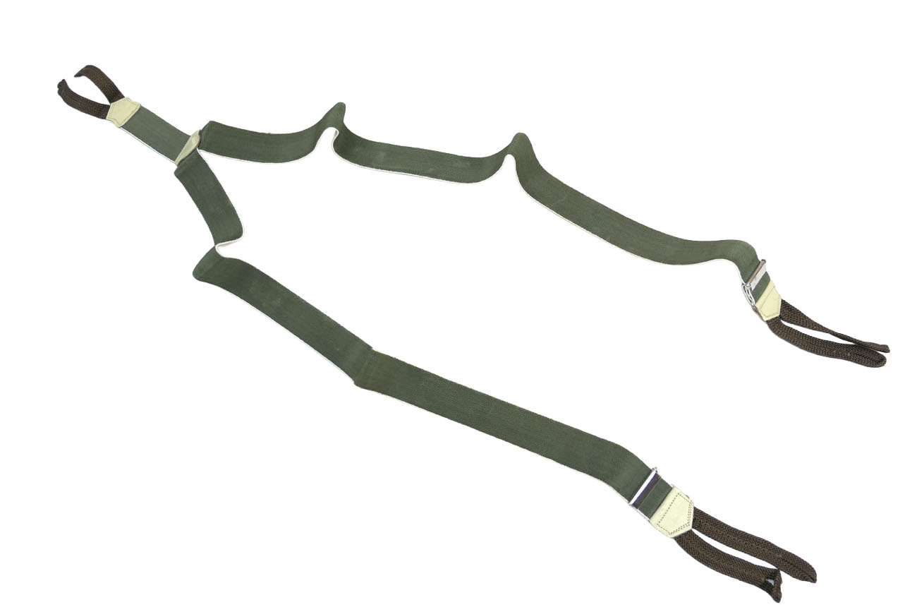 Wehrmacht Elite braces for field trousers, BML 43 / Brown