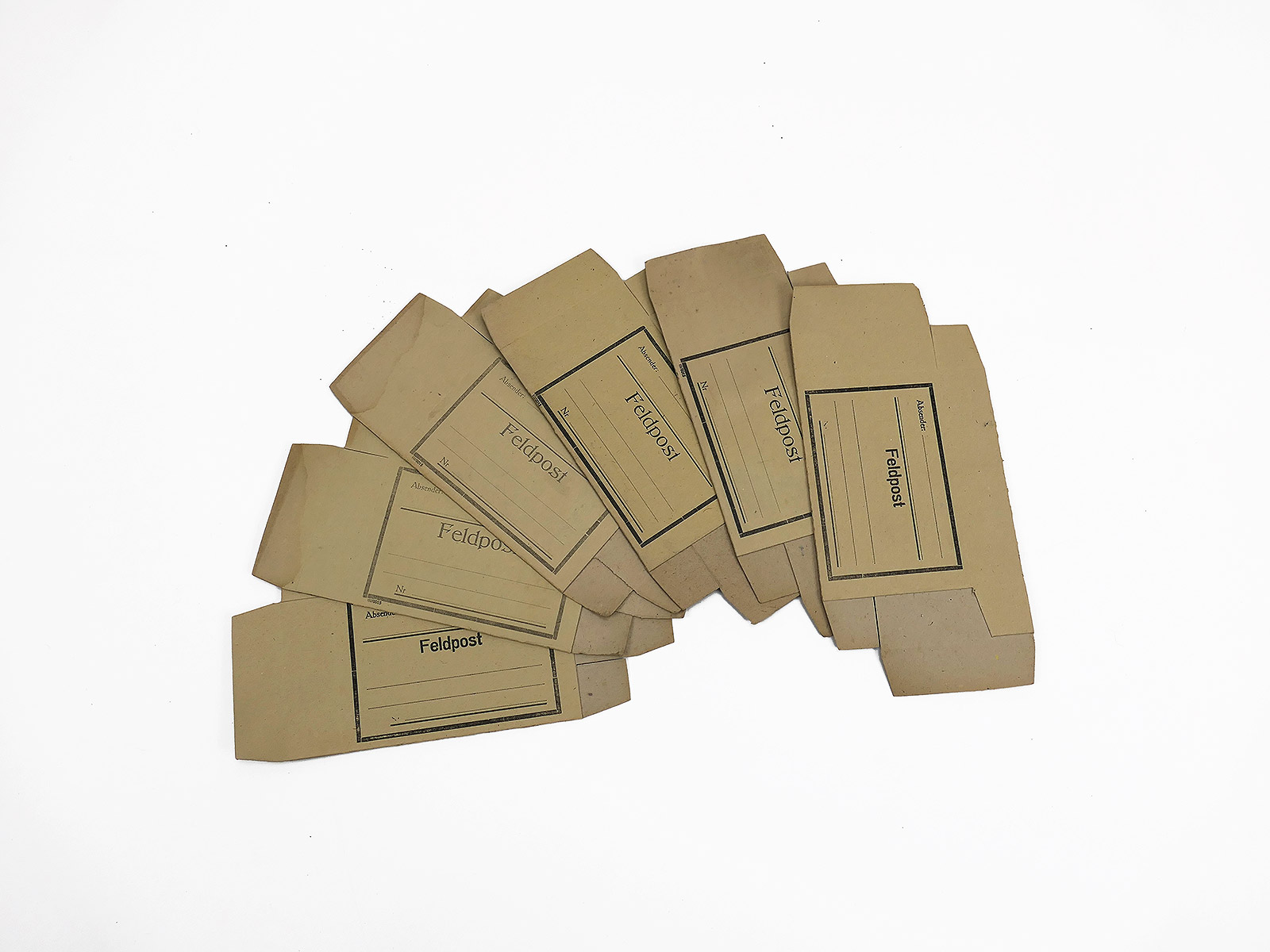 1x original WW2 field post parcel front home