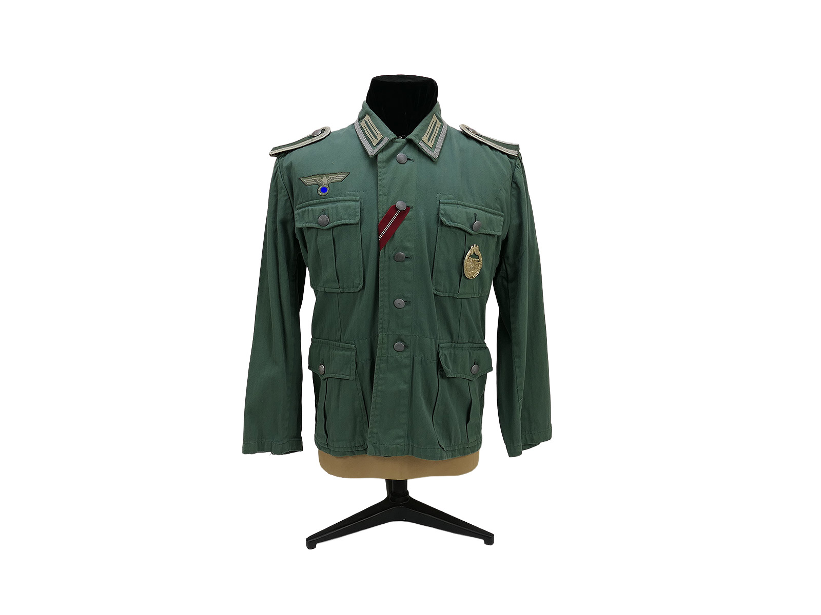 Wehrmacht M40 Drillich Field Blouse NCO Army Drillich Jacket COLLECTION