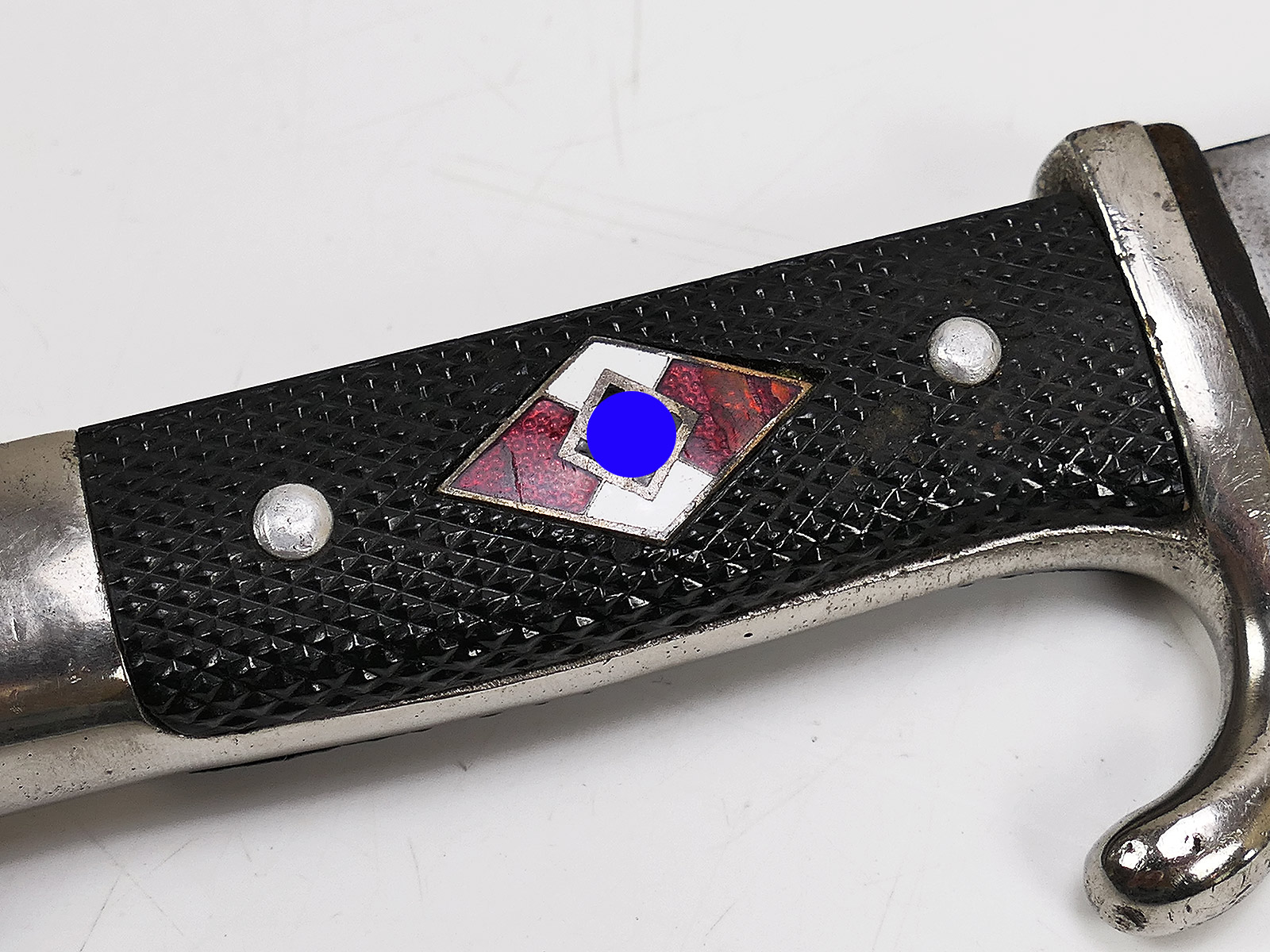 Original HJ hiking knife, co-manufactured by RZM M7/84 and Carl Schmidt Solingen, 1938 COLLECTION