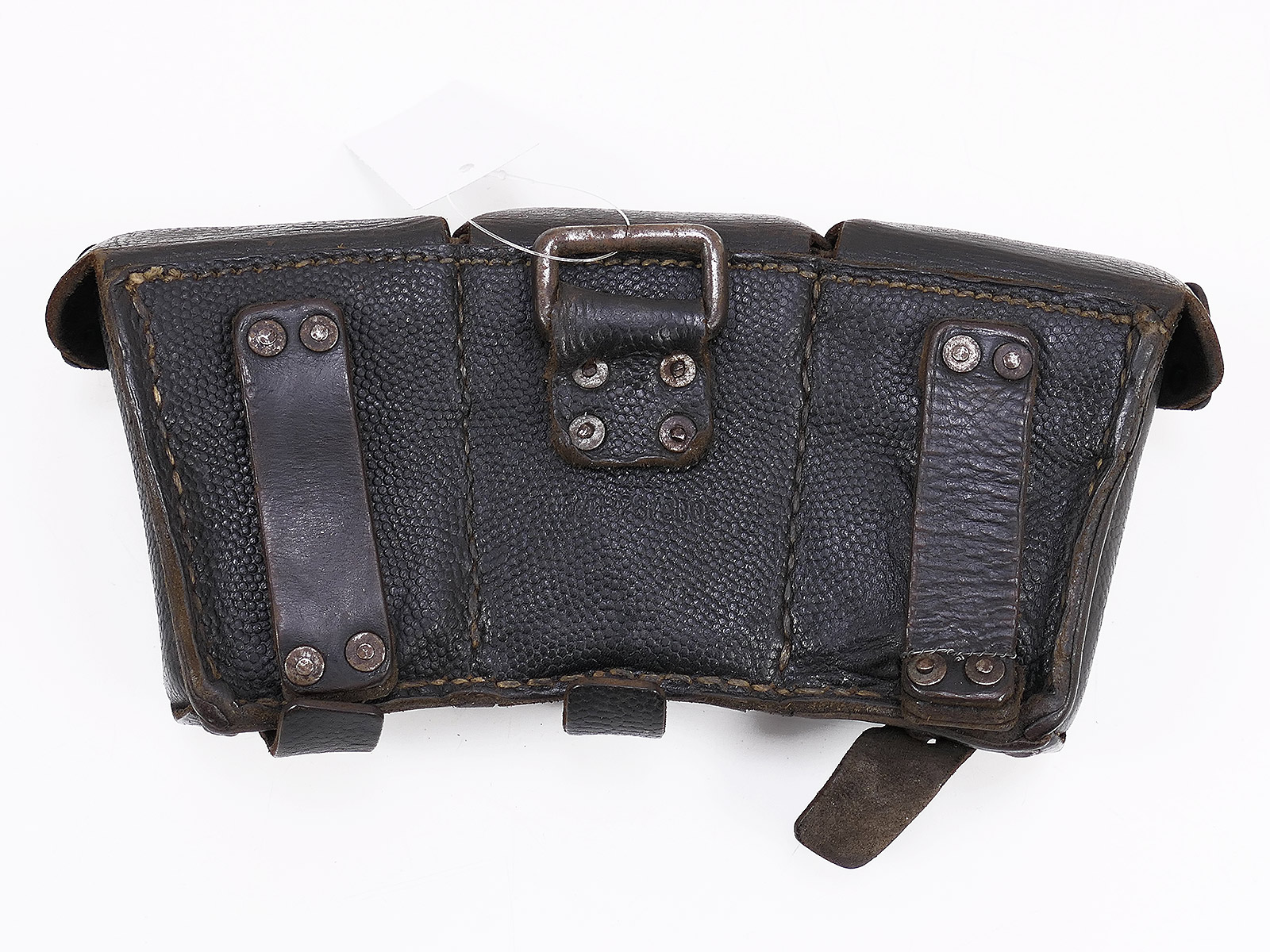 One-off item – Wehrmacht K98 3-round cartridge pouch, black, ORIGINAL, RBNr. COLLECTION