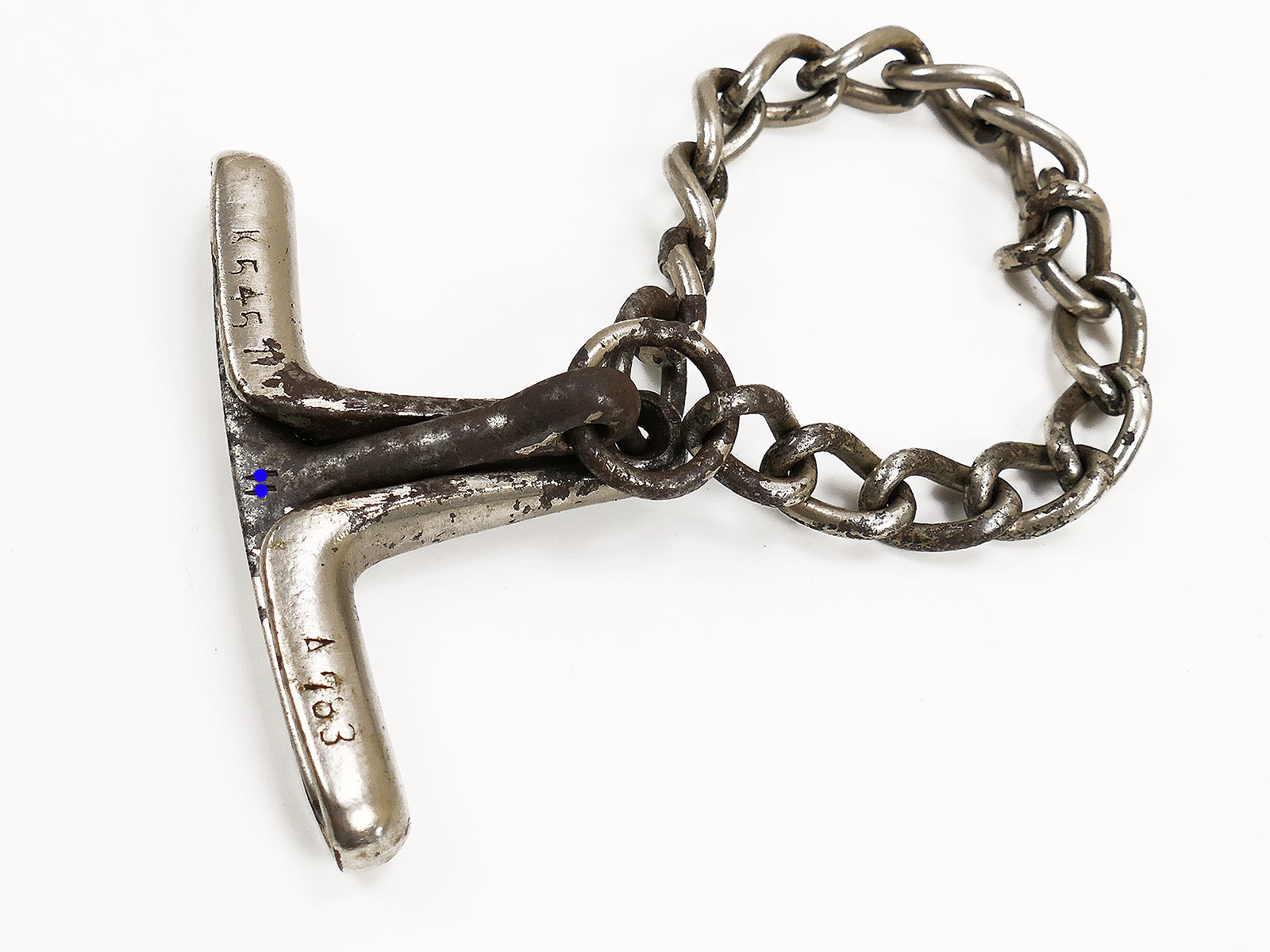 #6 SS Hand Gag Gag Chain – Restraint, Display or Gag Chain – ANTIQUE