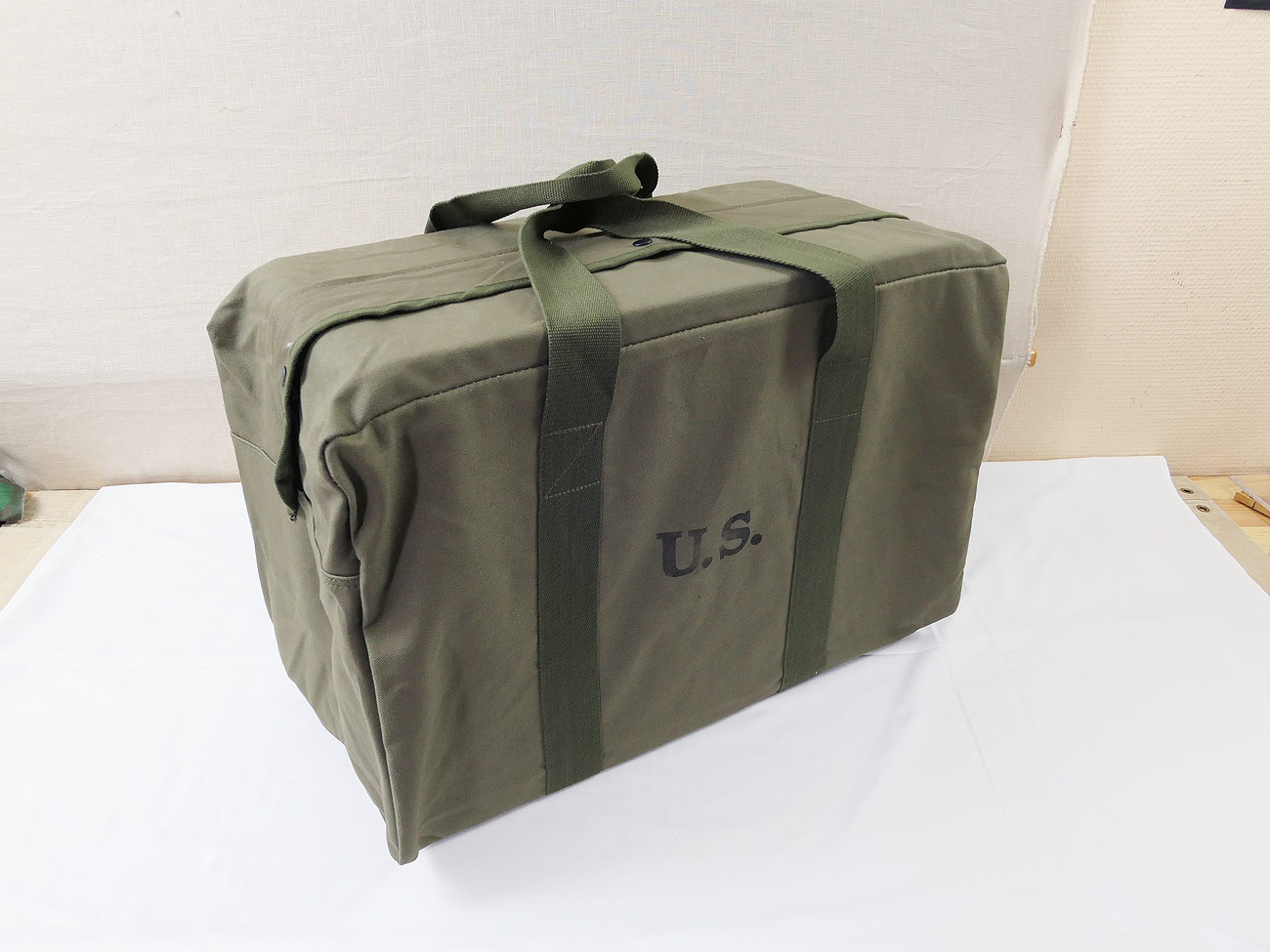 12625-1 US WW2 JEEP GI Kit Stuff Bag Canvas / Travel Bag Overnight Bag Weekender large