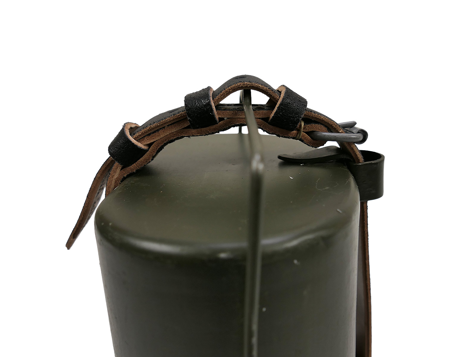 SET: Wehrmacht-style tableware and cookware with straps / leather straps