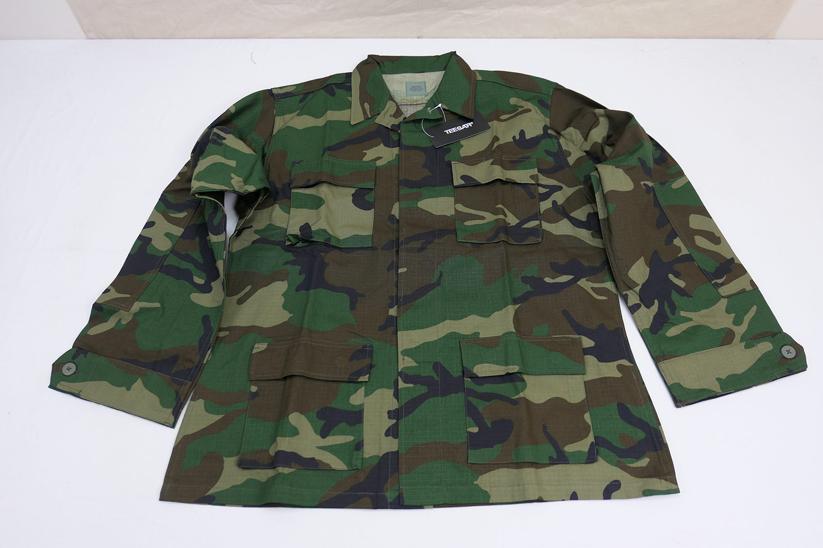 US Army BDU Woodland Field Jacket Ripstop Field Jacket