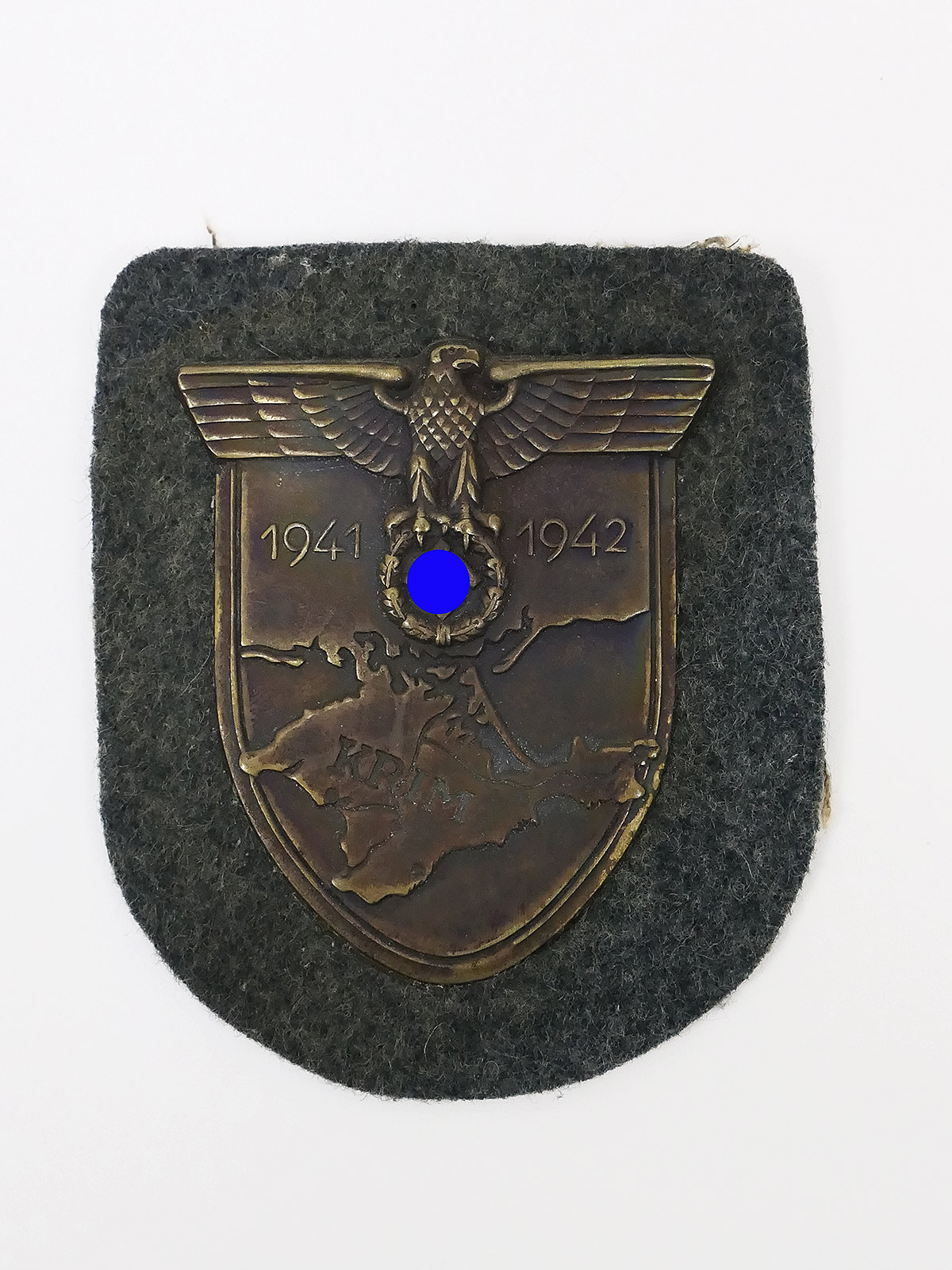 Wehrmacht sleeve label Crimea 1941 1942 Crimea label for field blouse