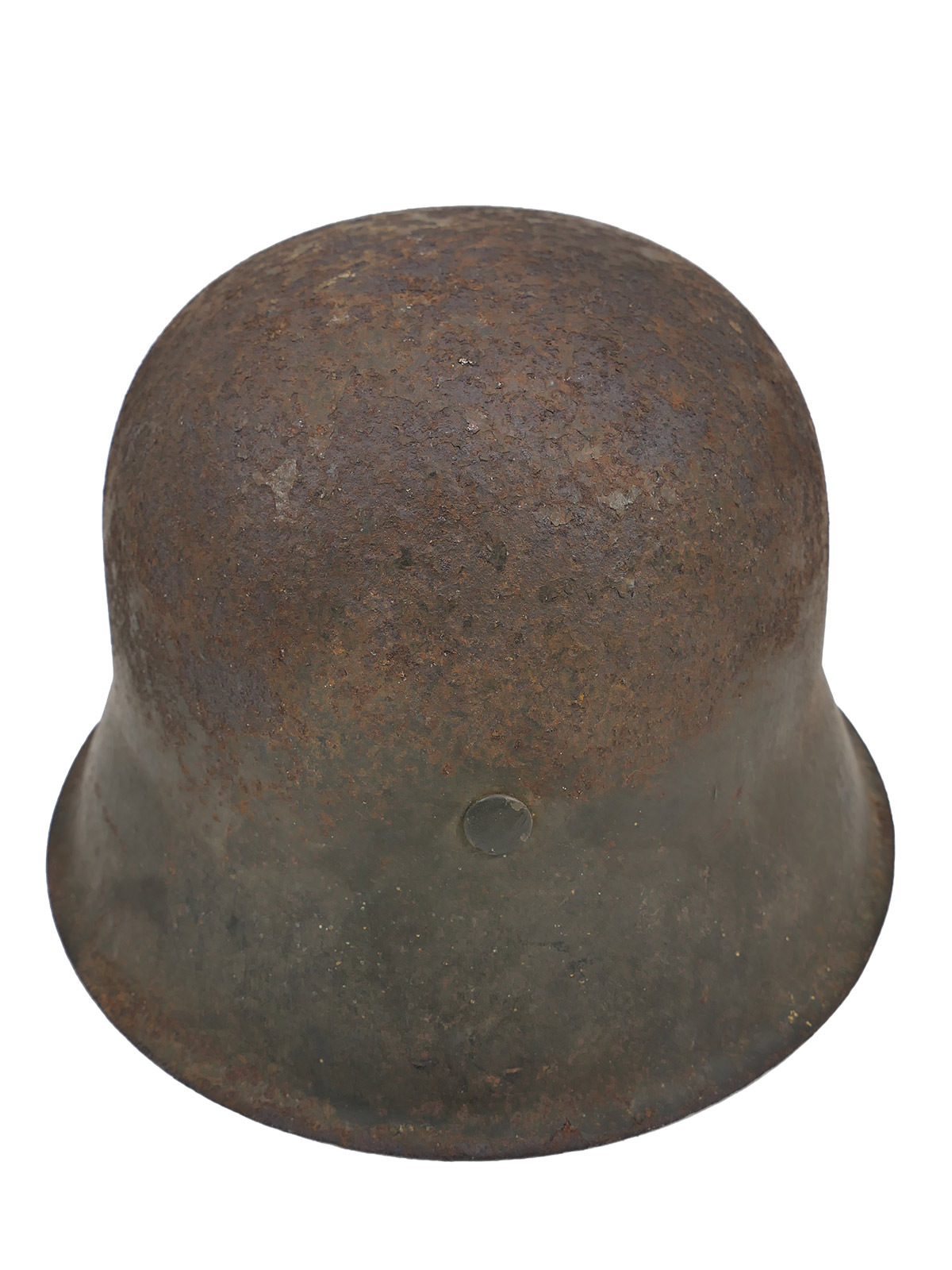 Wehrmacht SD M42 steel helmet with helmet lining and chin strap – ORIGINAL FIND FROM A BARN