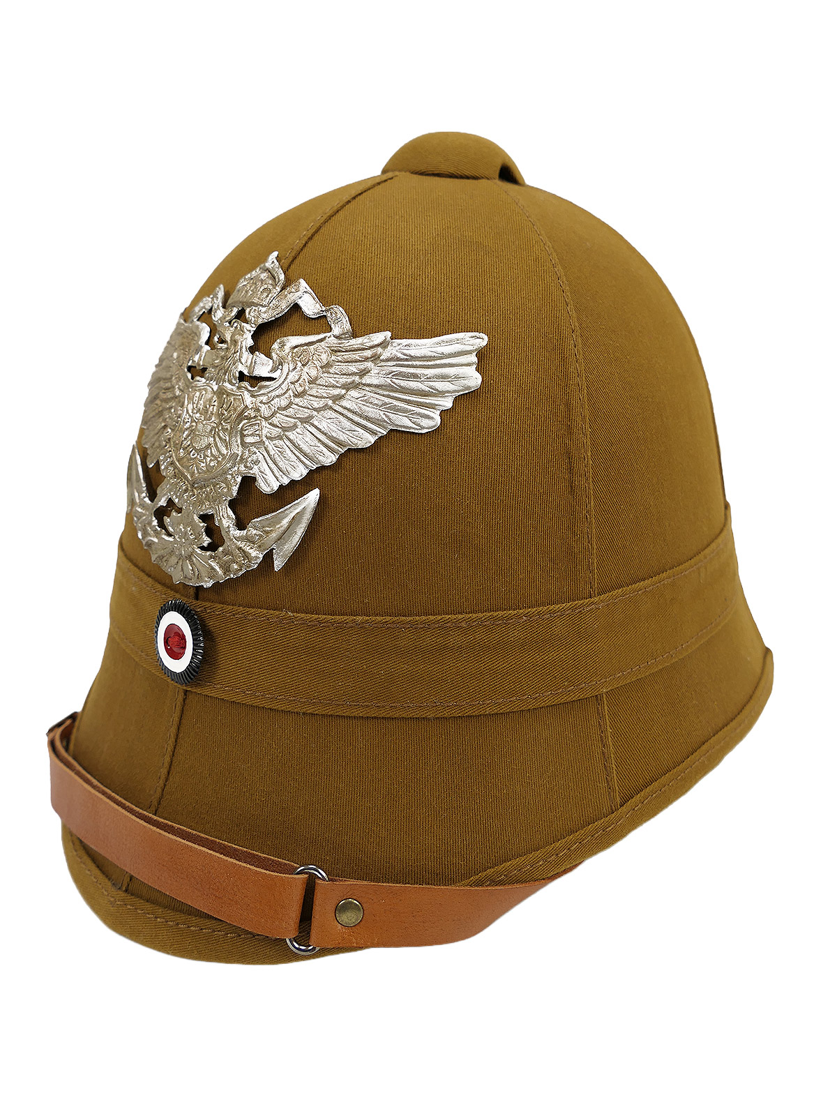 UNIQUE ITEM: Tropical helmet worn by crews of the Imperial Navy’s 3rd Naval Battalion in China *HANDCRAFTED*