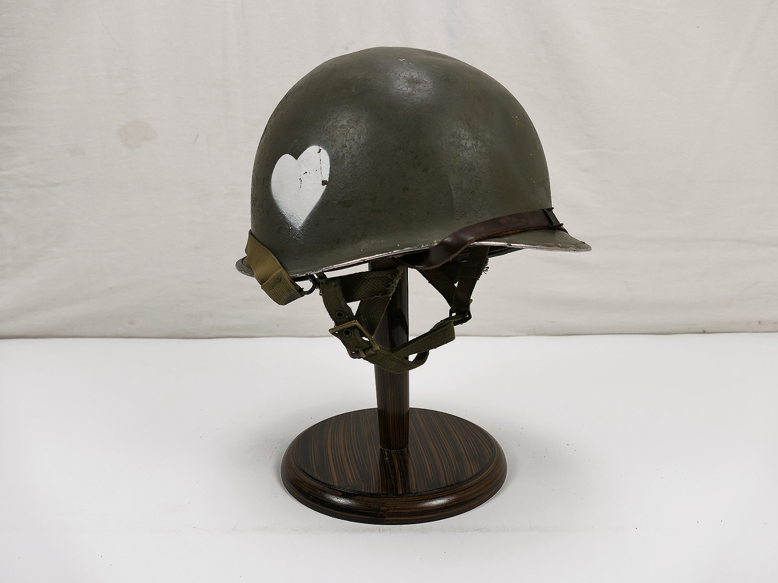 #G/ film prop US Type WW2 502nd Paratrooper Infantry Regiment PIR steel helmet 